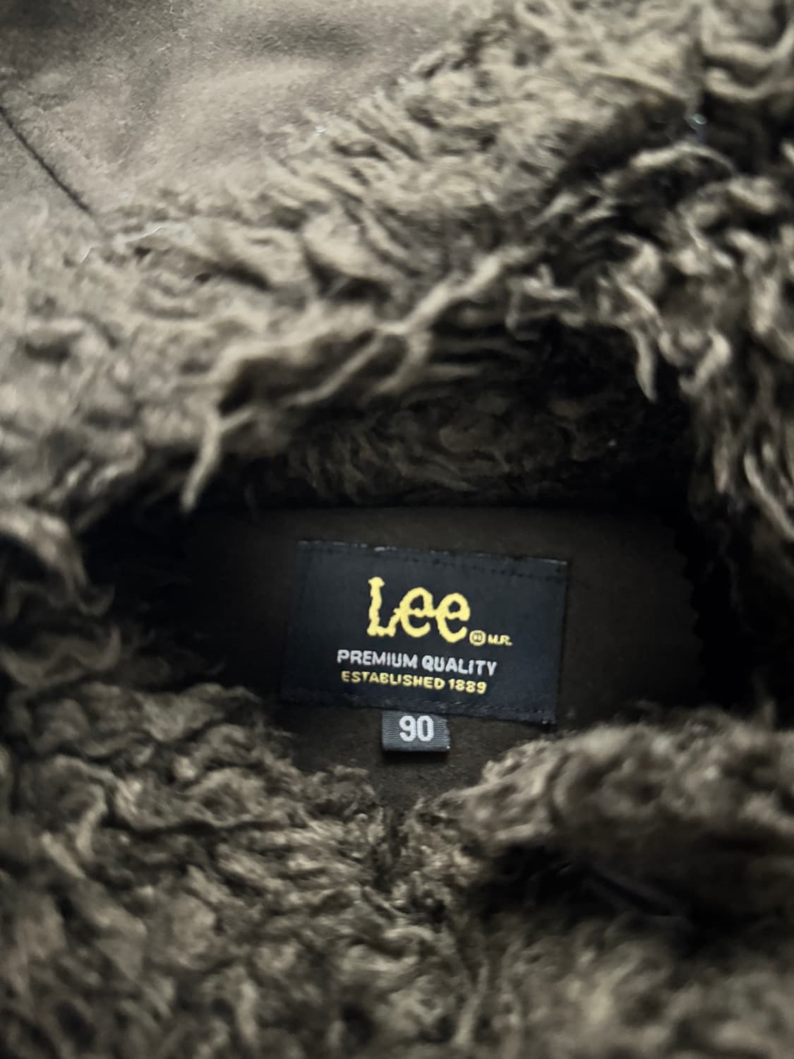 Lee 빈티지 모리 브라운 후드 떡볶이 코트 상품이미지4