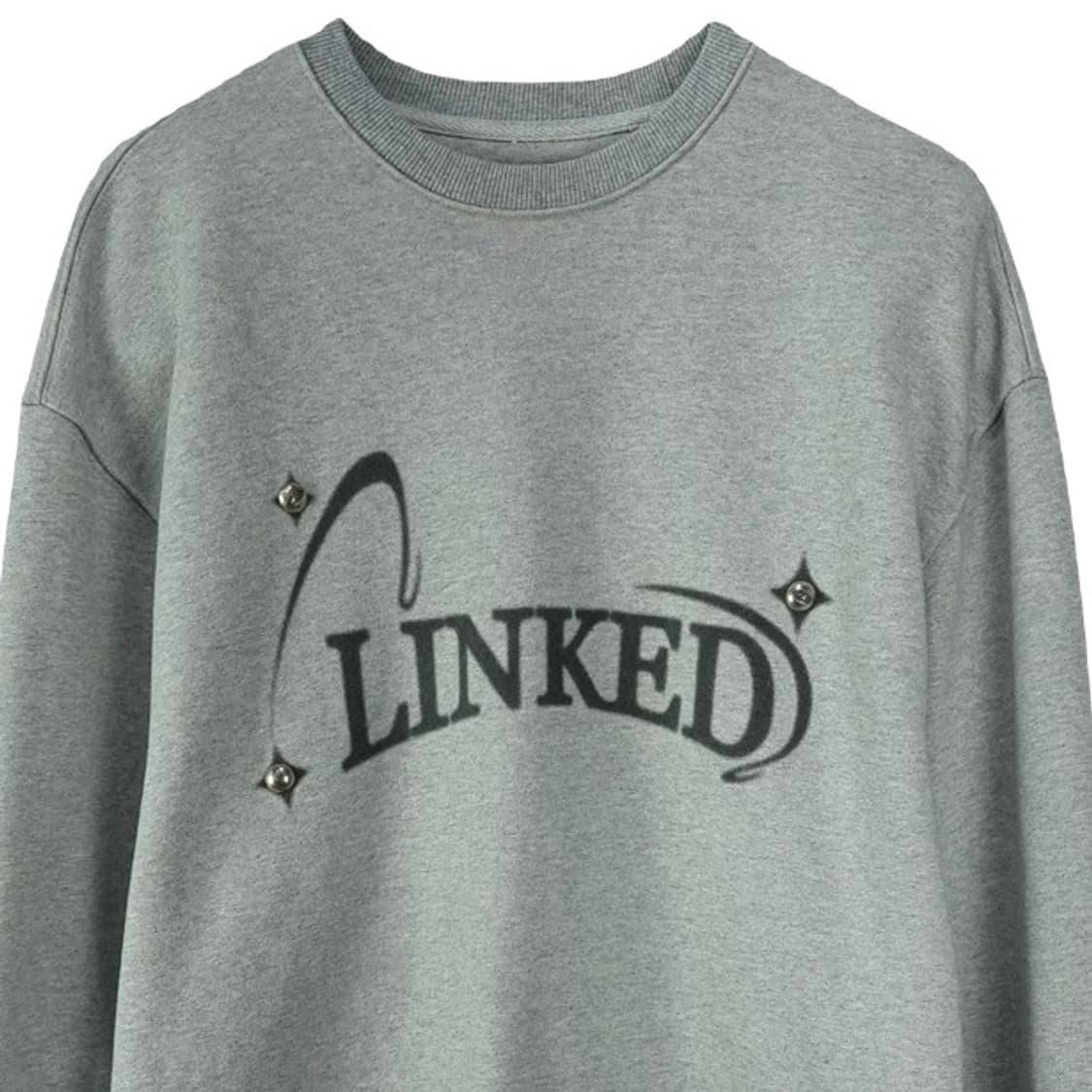 [본투윈] 그래픽 프린팅 오버핏 맨투맨 그레이 M19207 상품이미지4