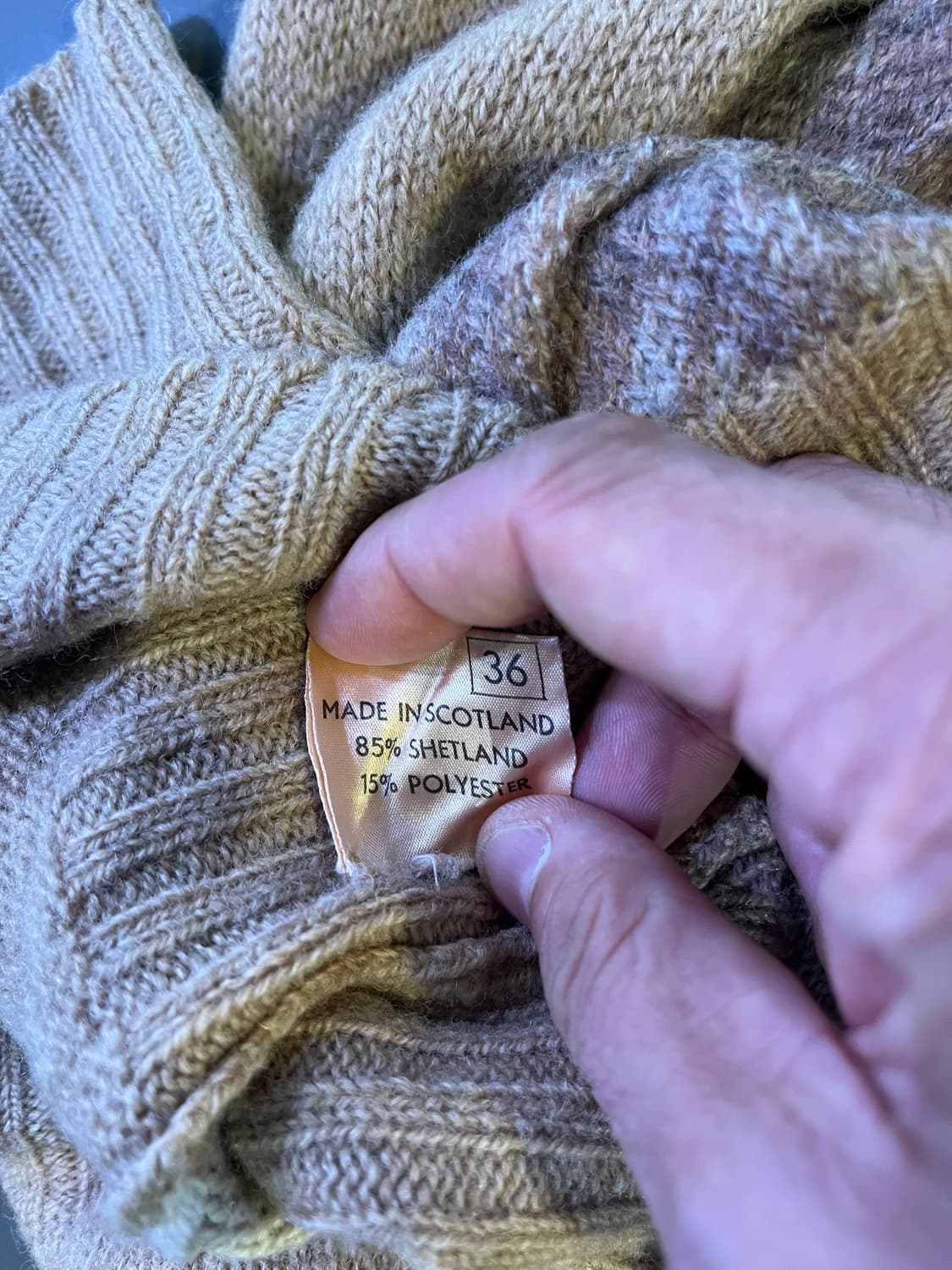 프링글 오브 스코틀랜드 셰틀랜드 울 니트 상품이미지5