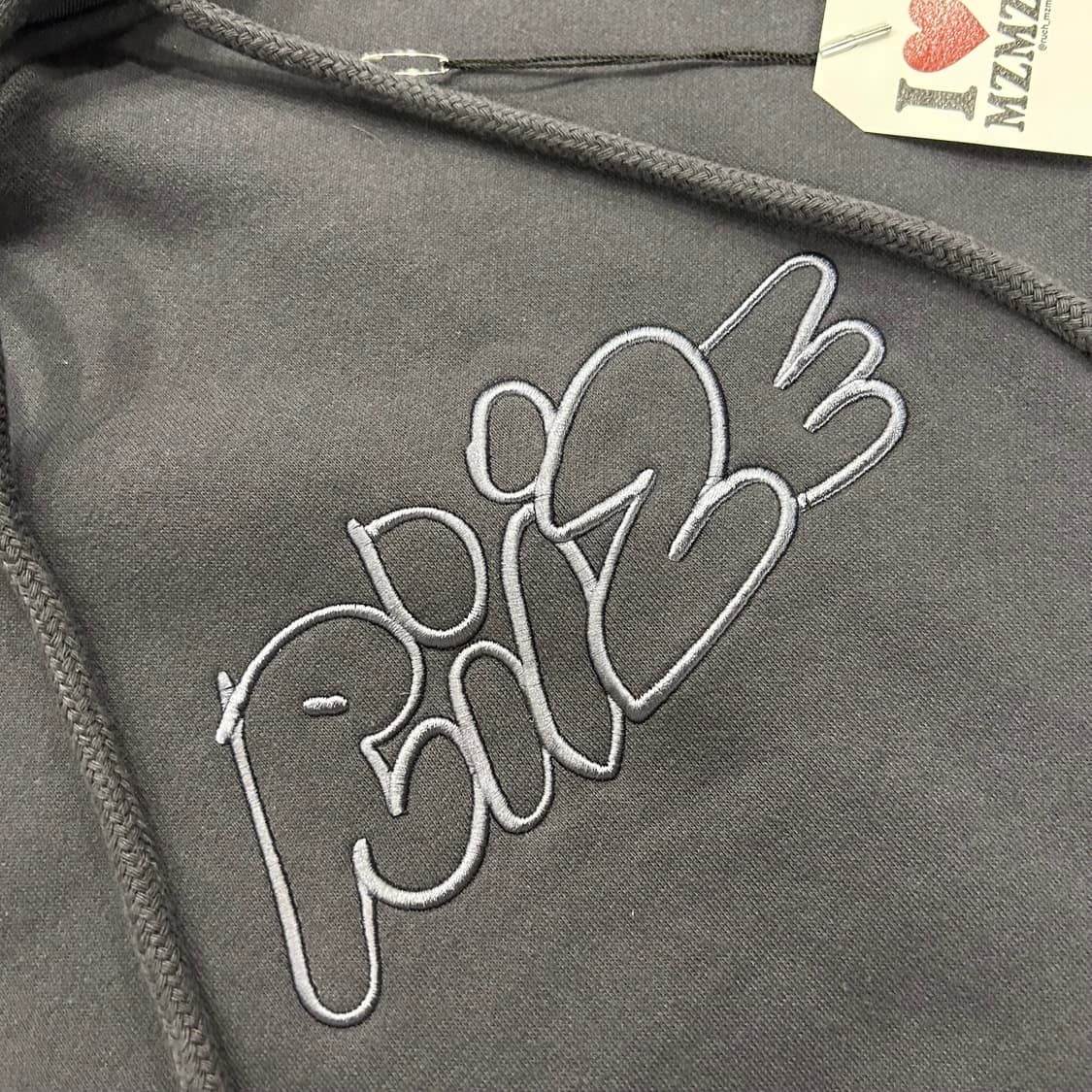 [F] 라이즈 기모 후드티 그레이 B101 상품이미지4