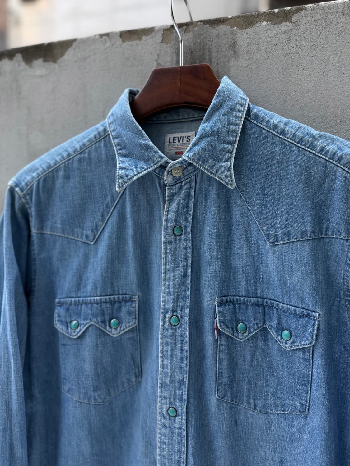 리바이스 웨스턴 데님 셔츠 상품이미지2