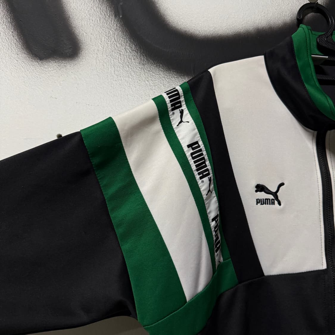 푸마 빅사이즈 올드스쿨 배색 집업 져지 트랙 자켓 상품이미지4