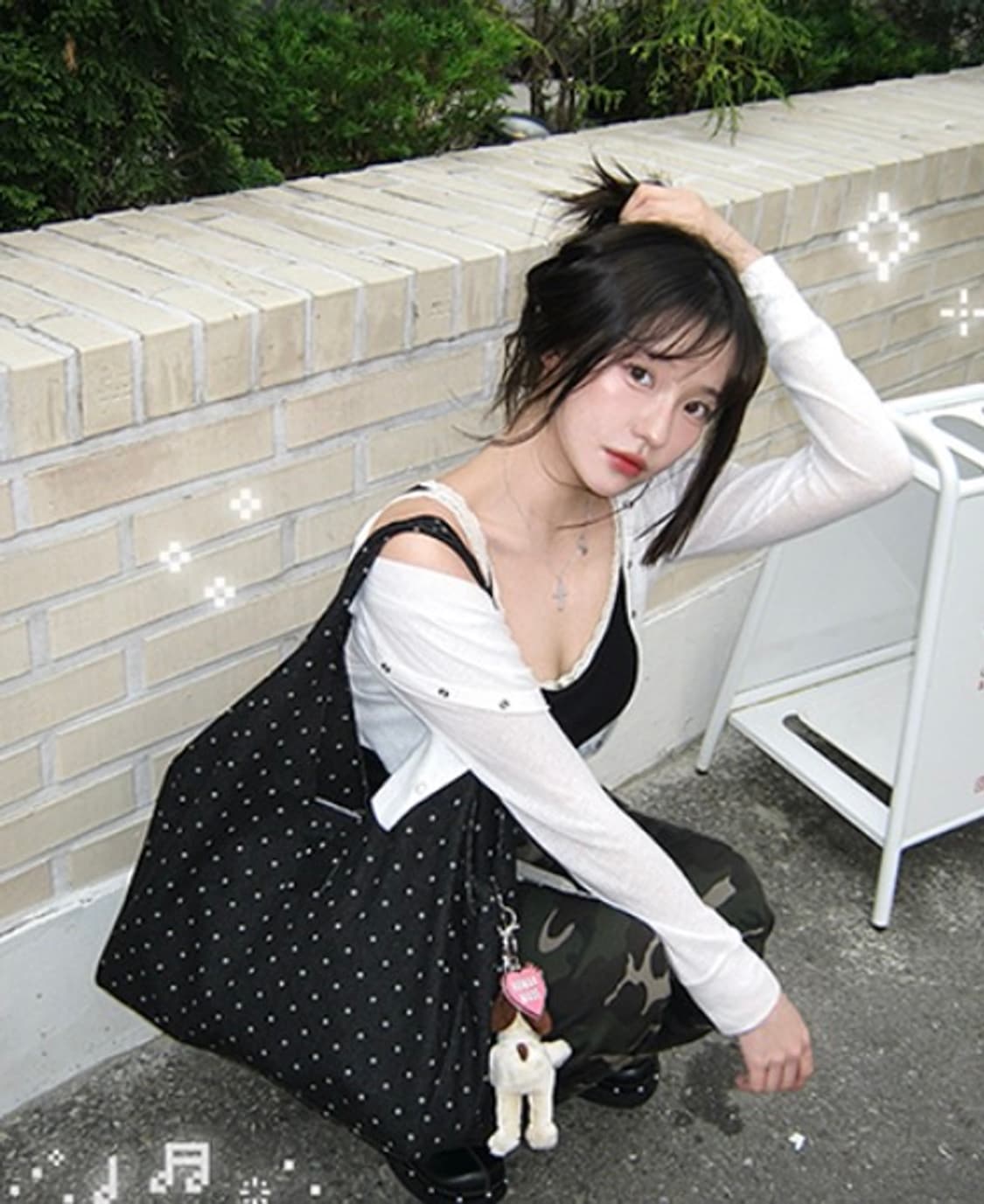 (새상품) 스퀘어라인 쿠비 도트블랙 새상품 상품이미지1