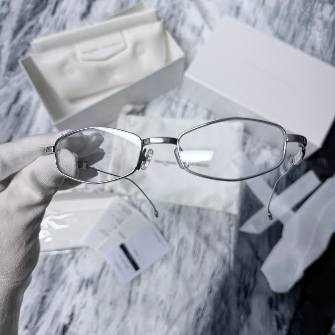 [OS] 젠틀 몬스터 x 메종 마르지엘라 MM218 실버 클리어 상품이미지2