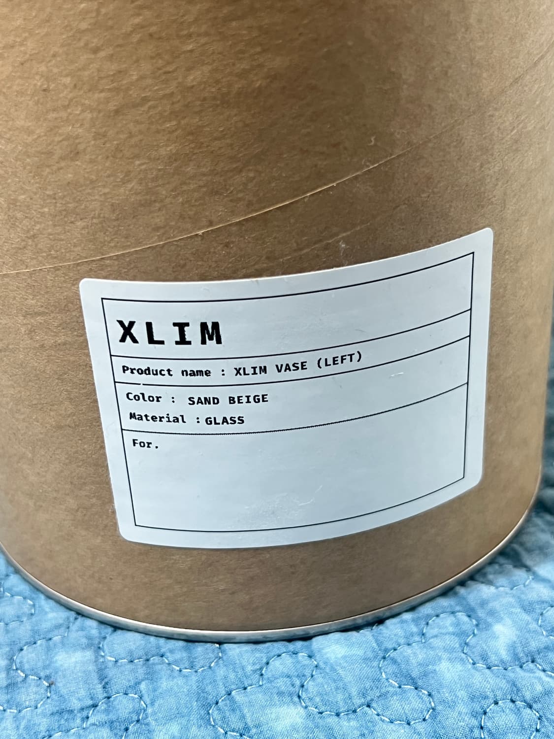Xlim vase 화병 샌드베이지 상품이미지1