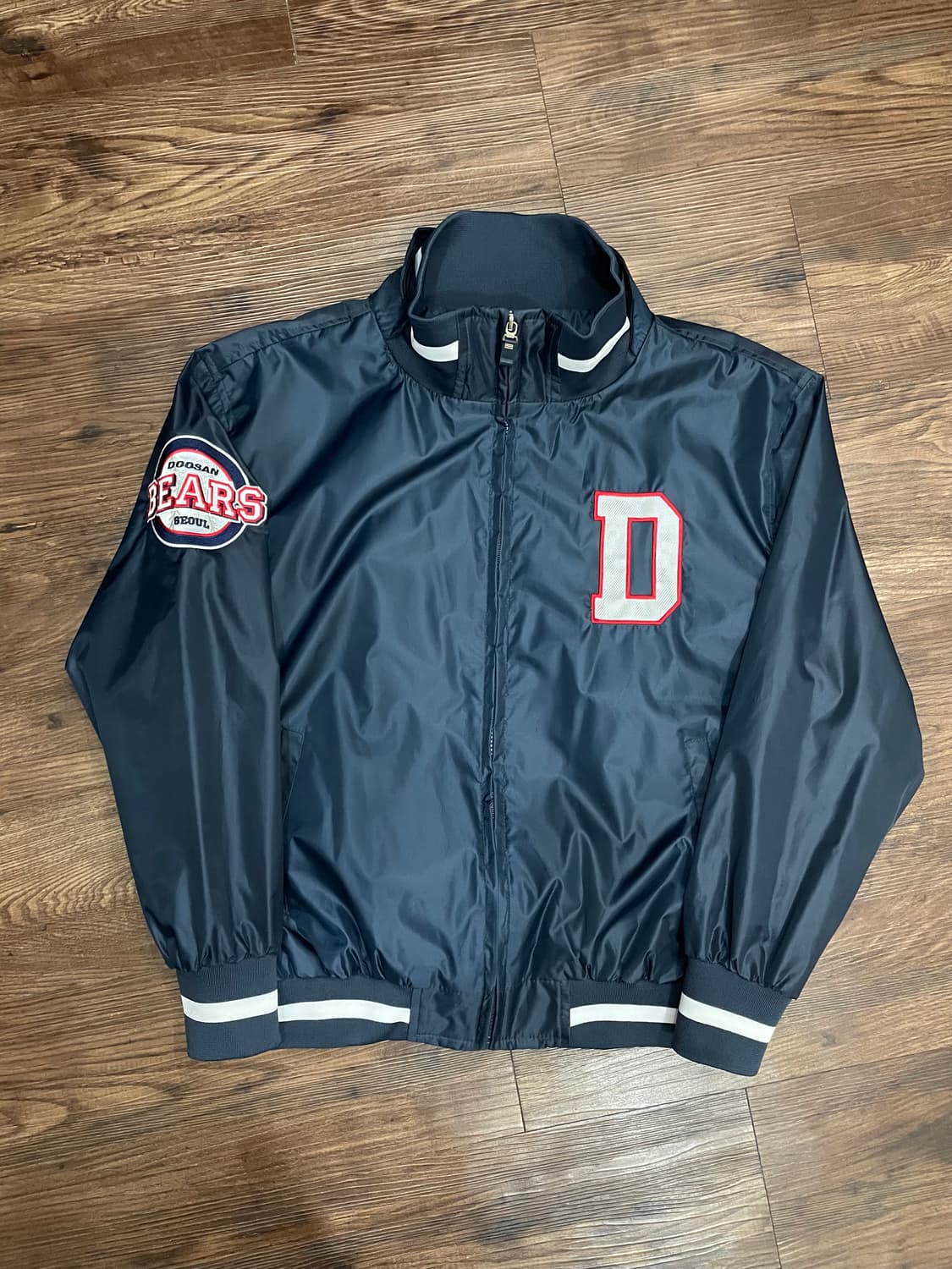 두산베어스 야구점퍼 자켓 네이비 상품이미지3