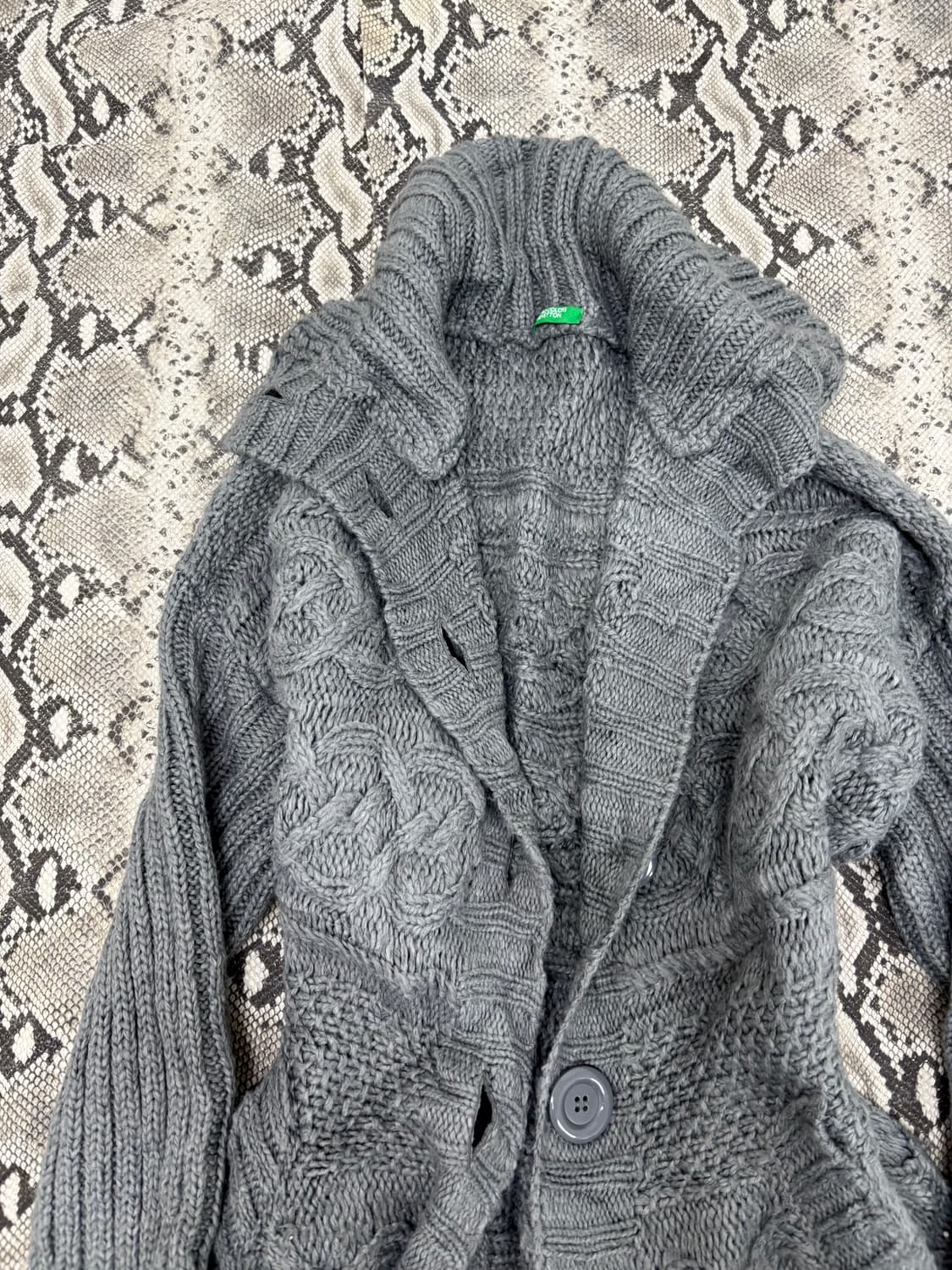 “Vintage” Y2K Mood Long Knit Cardigan 상품이미지4
