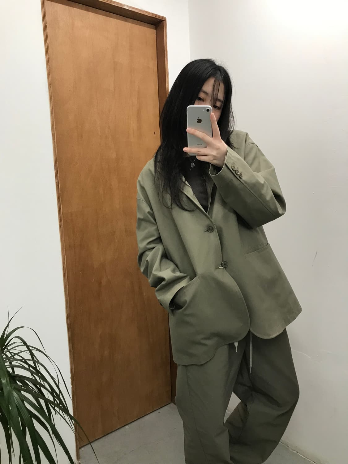 빔즈 BEAMS Cotton Back Twill Easy Slacks 상품이미지4