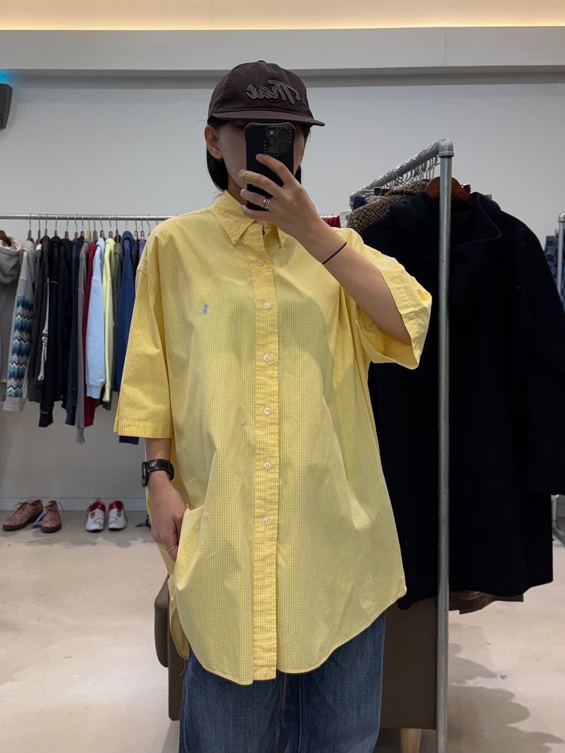 폴로 랄프로렌 체크 반팔 셔츠 상품이미지5