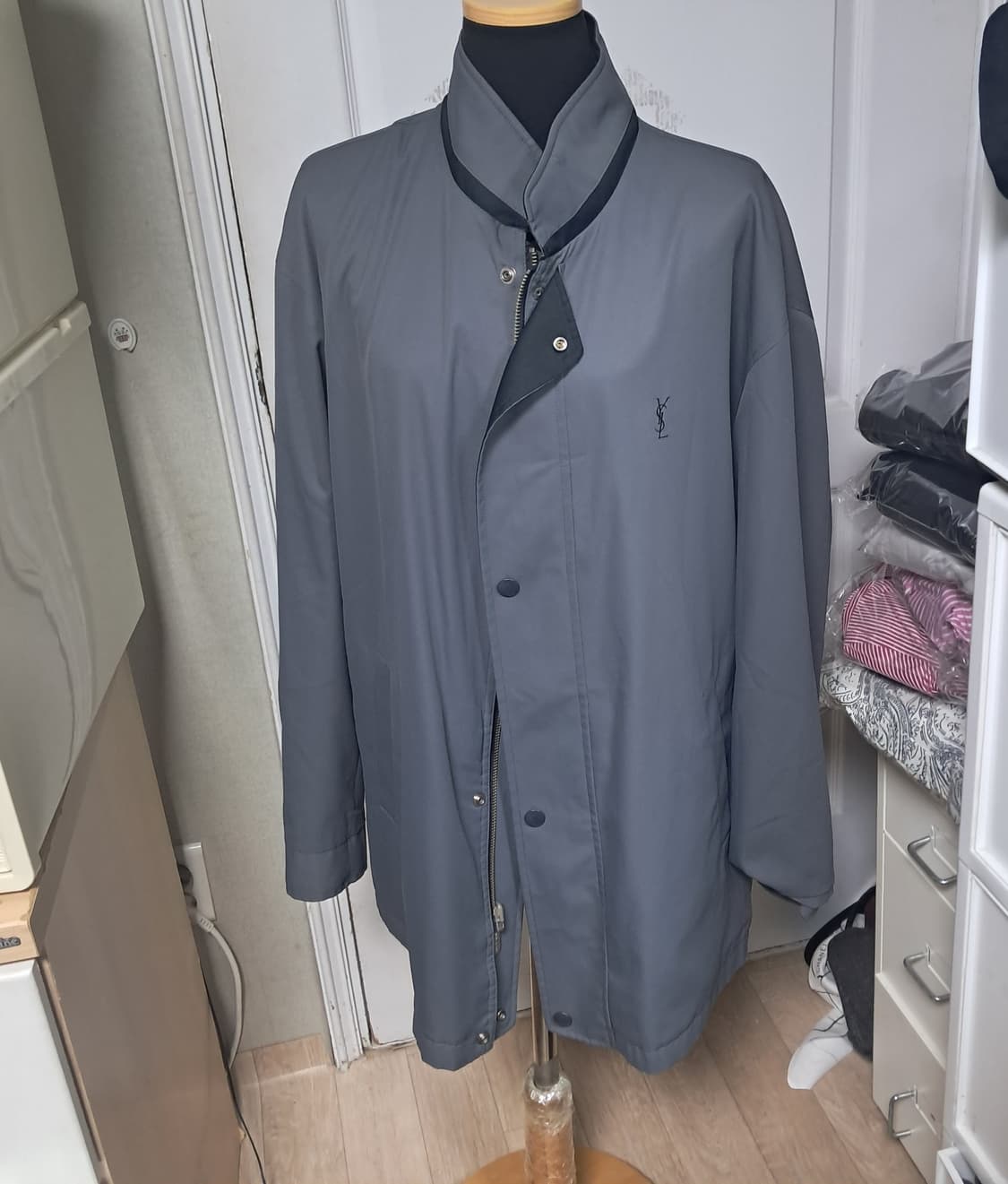 입생로랑 YSL 리버시블 빈티지 자켓 블루종 집업 점퍼 105 상품이미지2