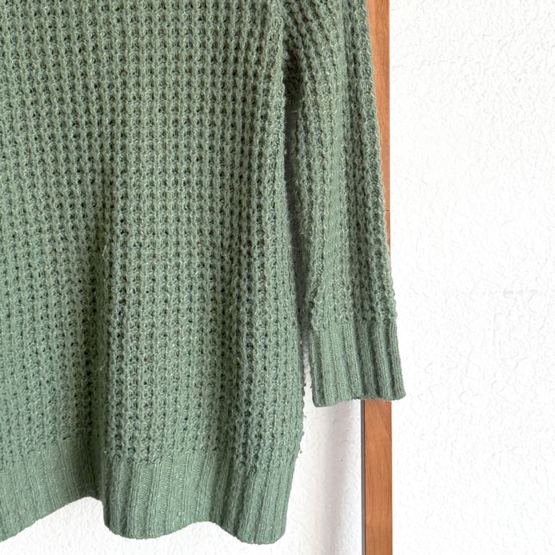 세이지 워플 니트 롱 풀오버 니트 상품이미지8