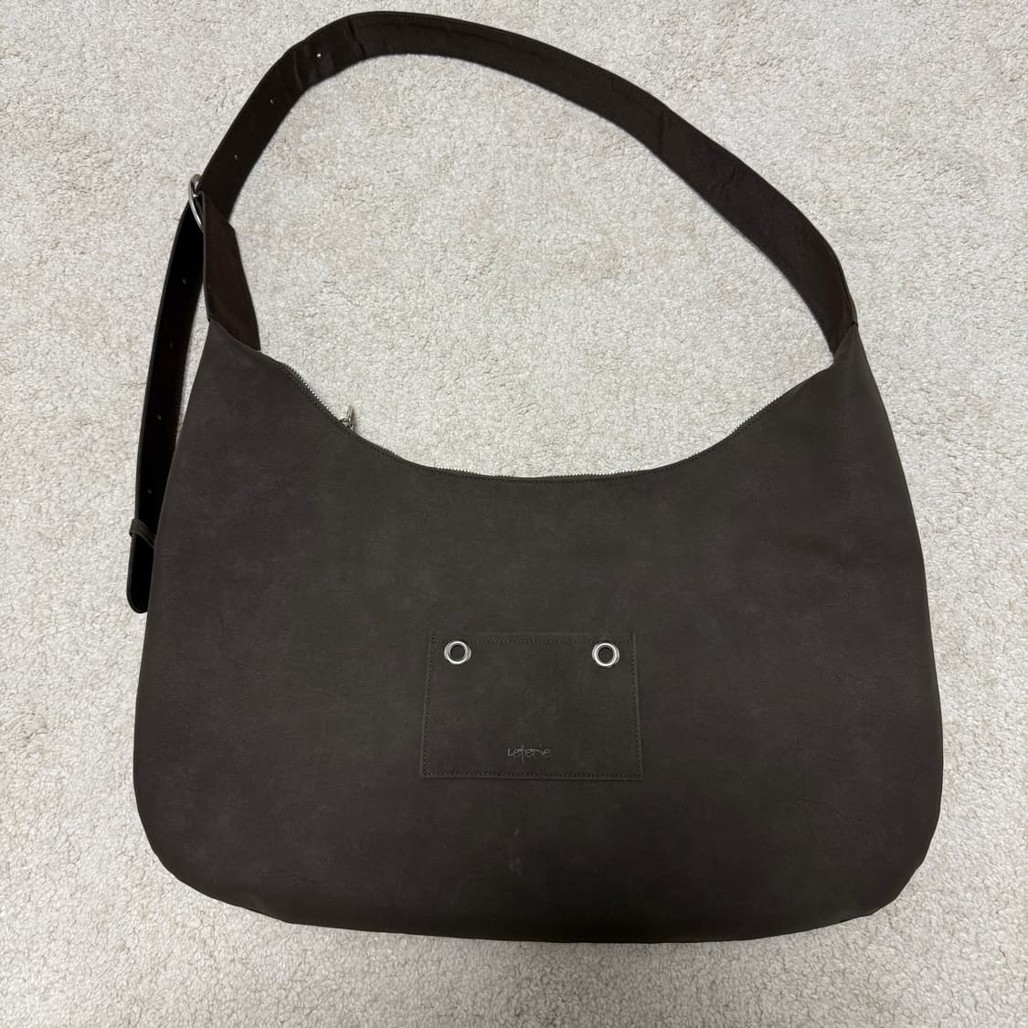 레터리 버클 숄더백 빅크로스백 다크브라운 새제품 상품이미지2