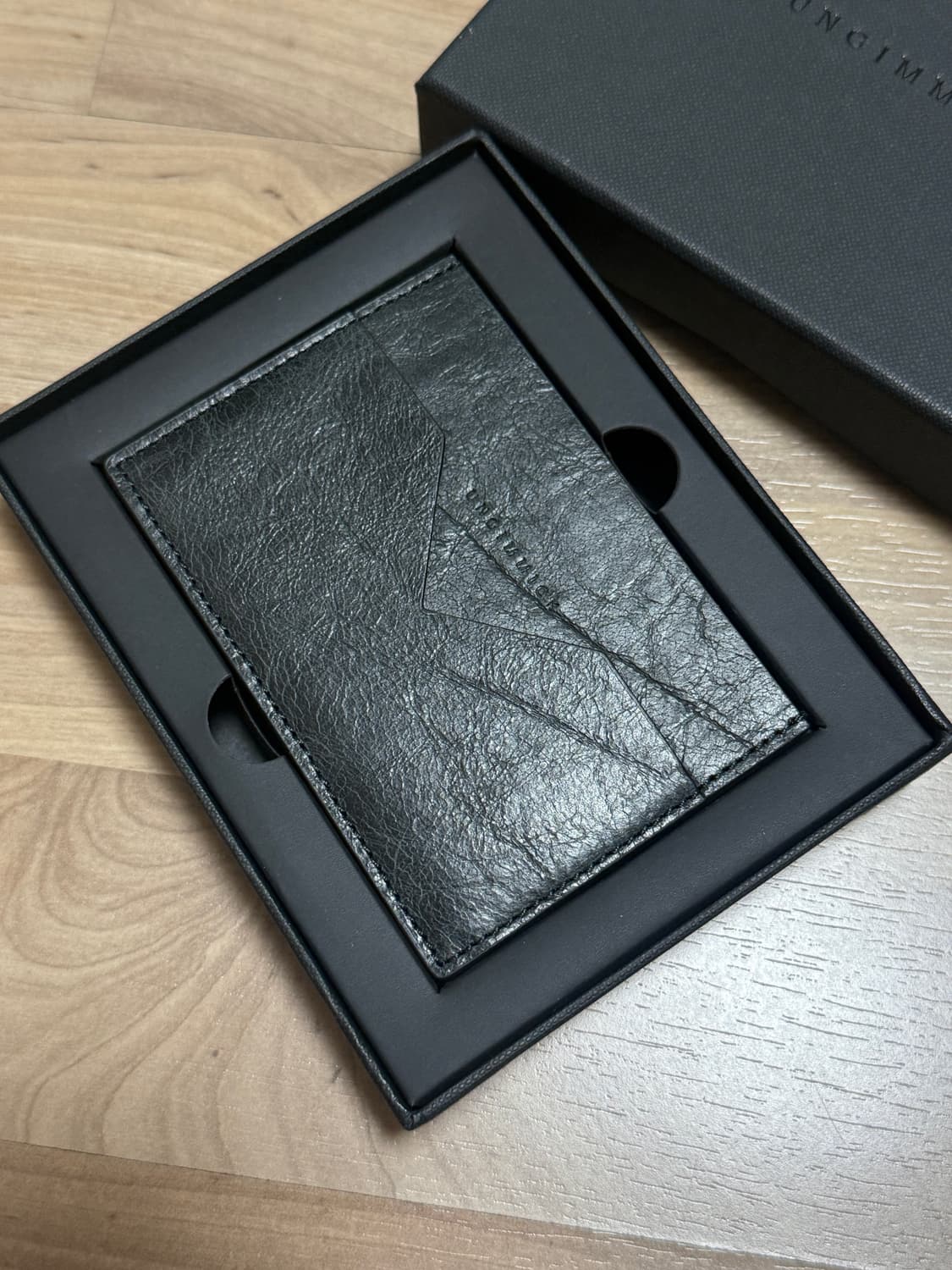 [새상품] 언지미크 레더 카드 홀더 카드지갑 상품이미지3