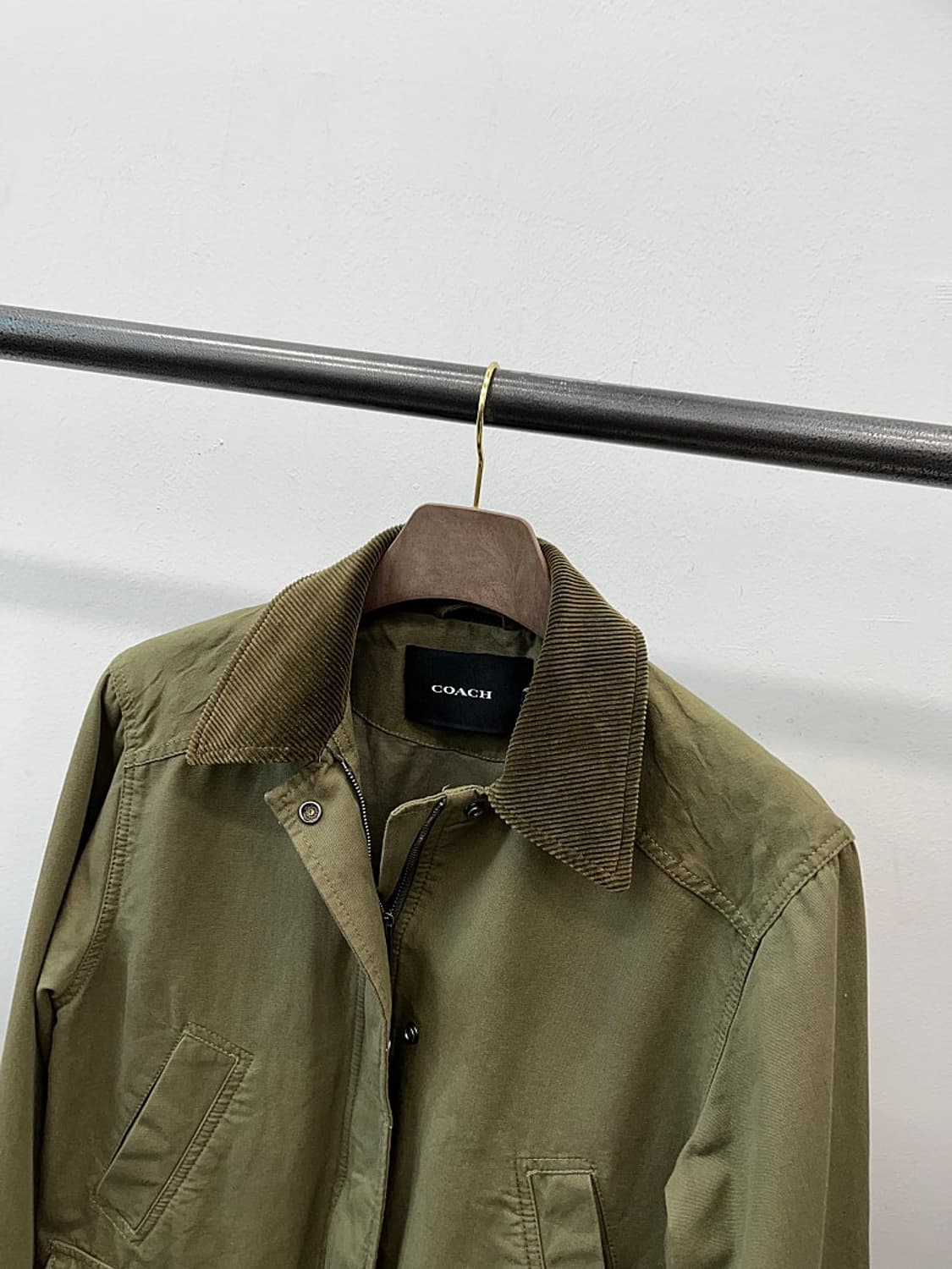 여) 코치 신형 카키 워크자켓  상품이미지4