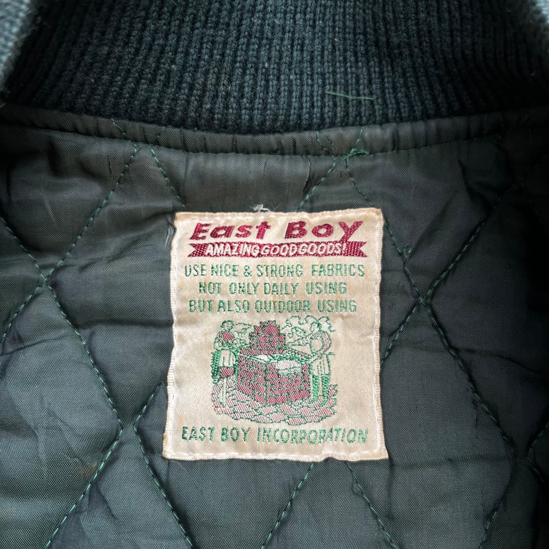 East Boy 빈티지 바시티자켓(실측확인) 상품이미지3