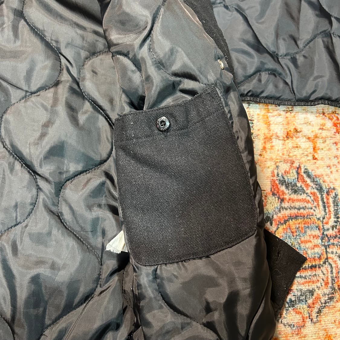 [L] 스톤아일랜드 후드 퀄팅자켓 상품이미지4