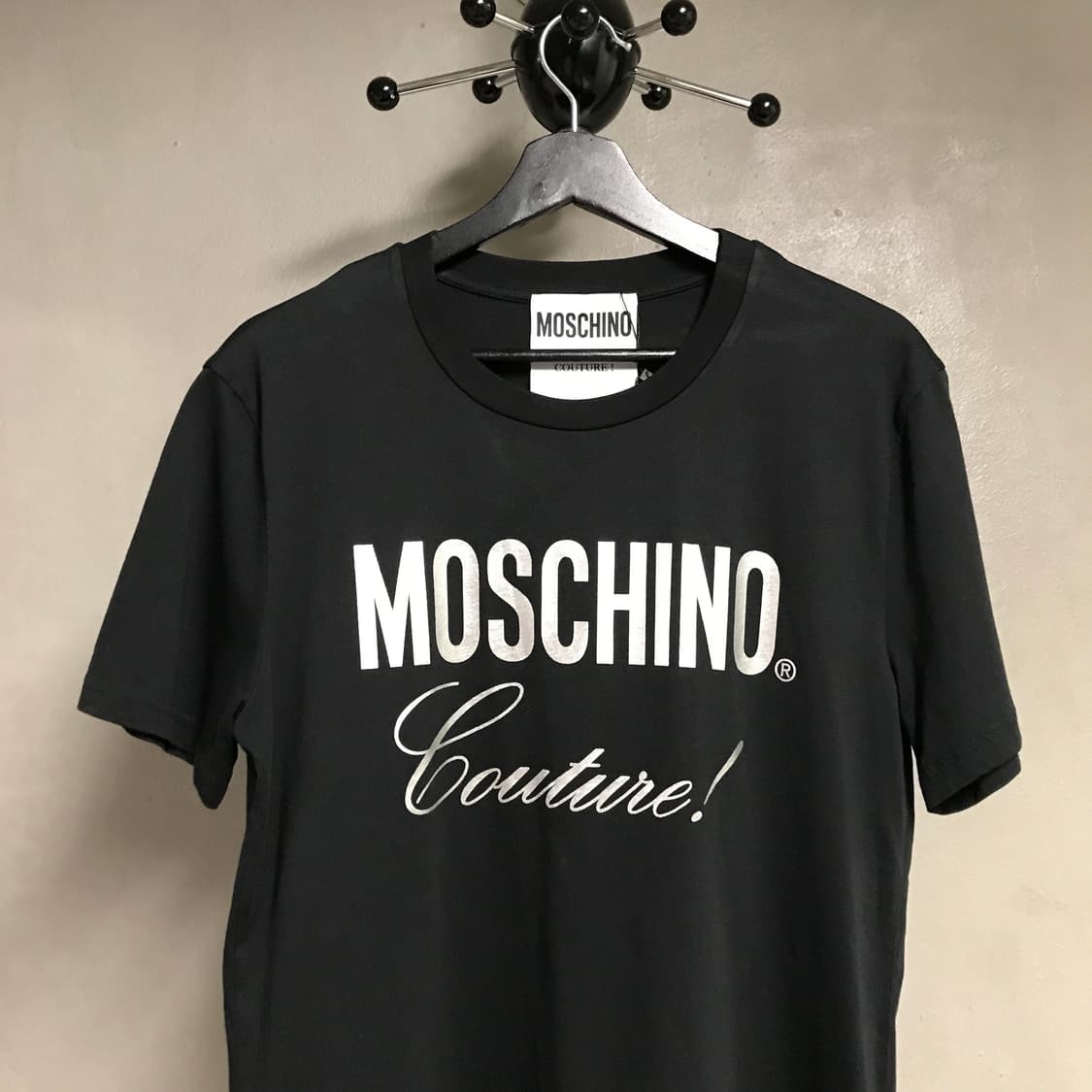 모스키노 블랙 반팔 티셔츠 95 상품이미지2