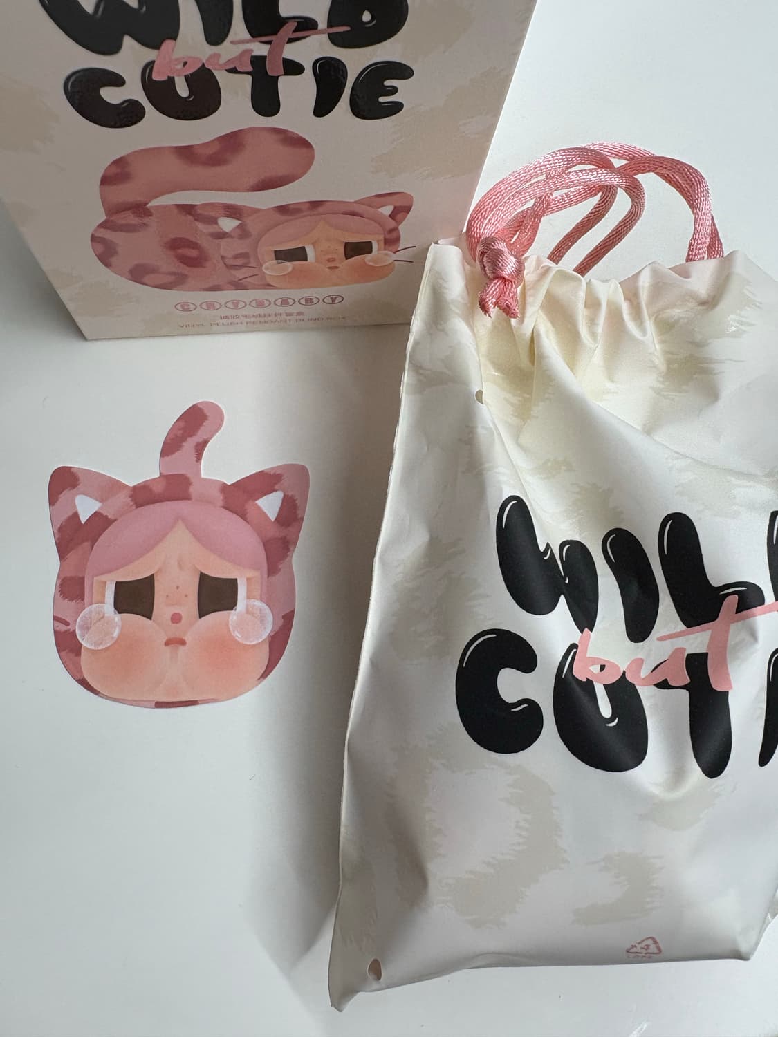 팝마트 크라이베이비 표범 핑크 냥이 상품이미지2