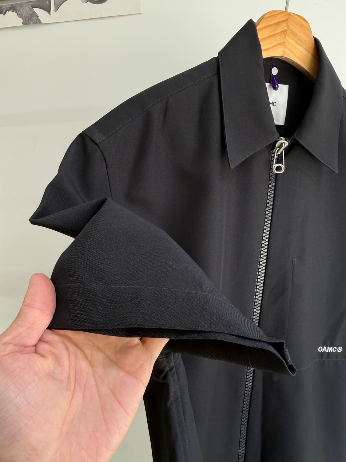 OAMC (Made in Italy) 반팔 집업 셔츠  상품이미지3
