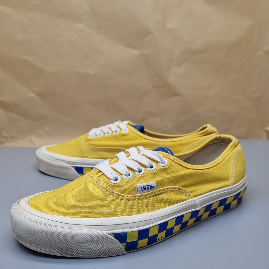 반스 어센틱 옐로우블루 남성스니커즈260  상품이미지1