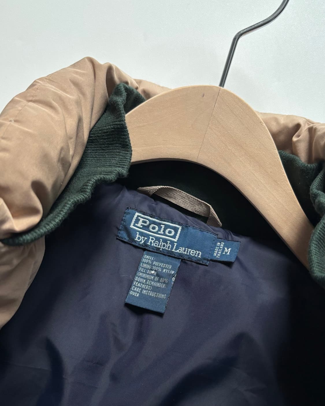 Polo 폴로 랄프로렌 90’s 베이지 컬러 푸퍼 다운 자켓 상품이미지8