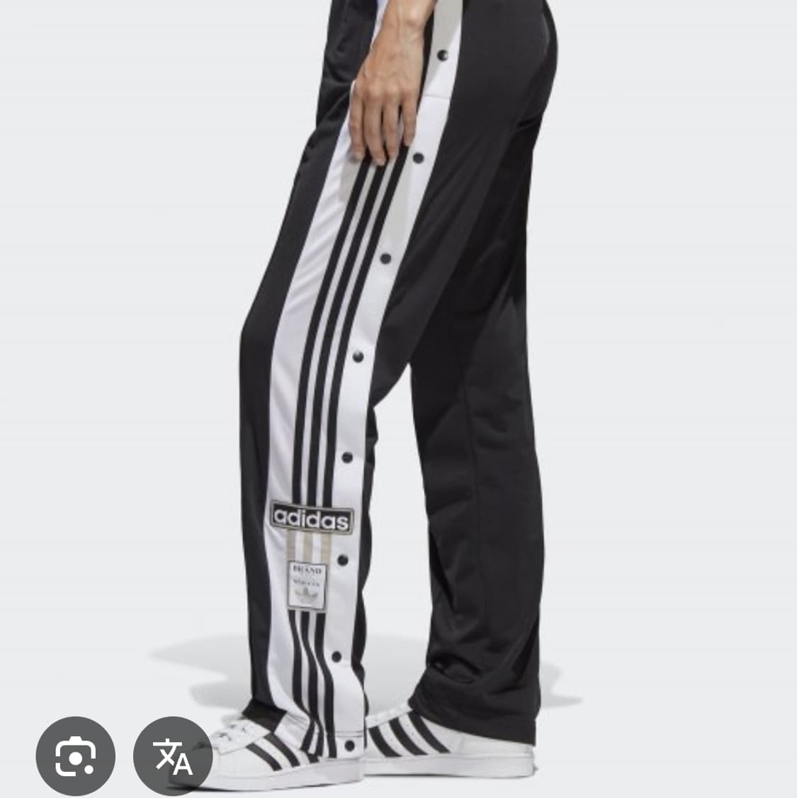 아디다스 아디브레이크 트레이닝 팬츠 스냅버튼 s 상품이미지1