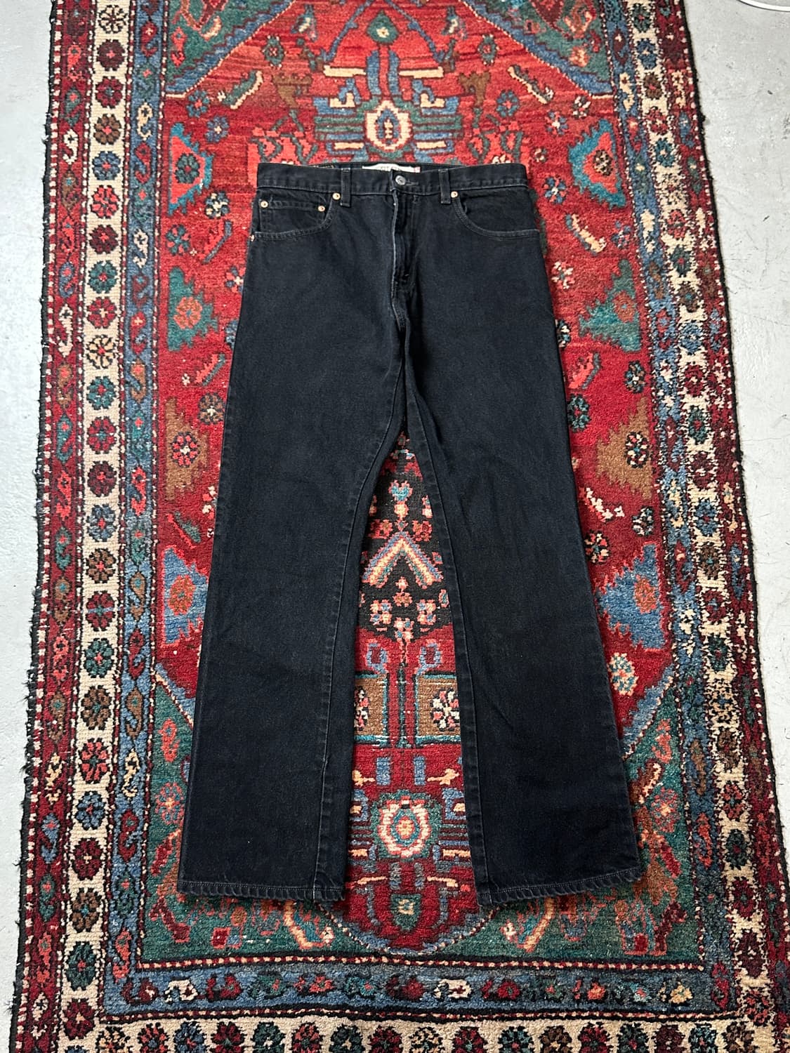 00's 리바이스 517 블랙 부츠컷 플레어진 상품이미지1