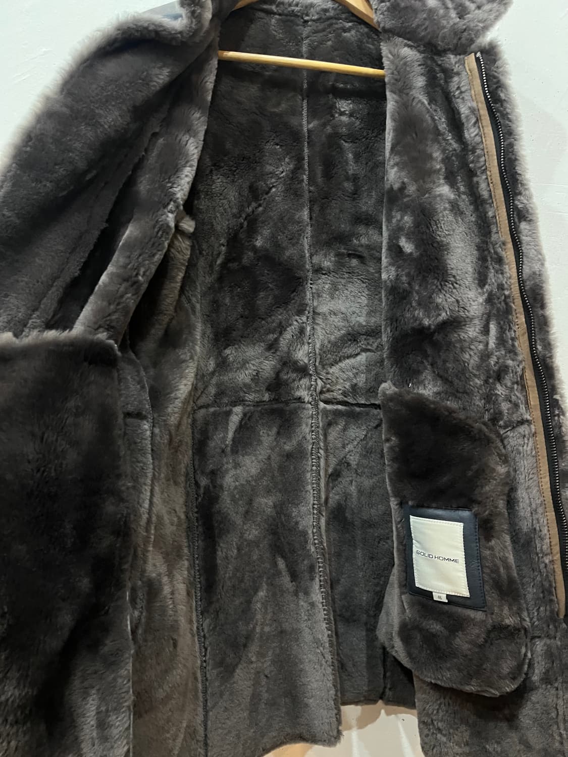 솔리드옴므 양가죽 무스탕 자켓 95 상품이미지8