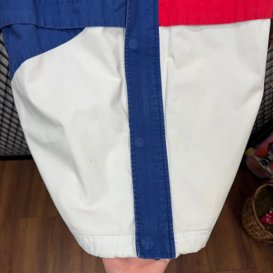 타미 진스 나일론 자켓 레트로 컬러블록 포인트 로고 배색 상품이미지9