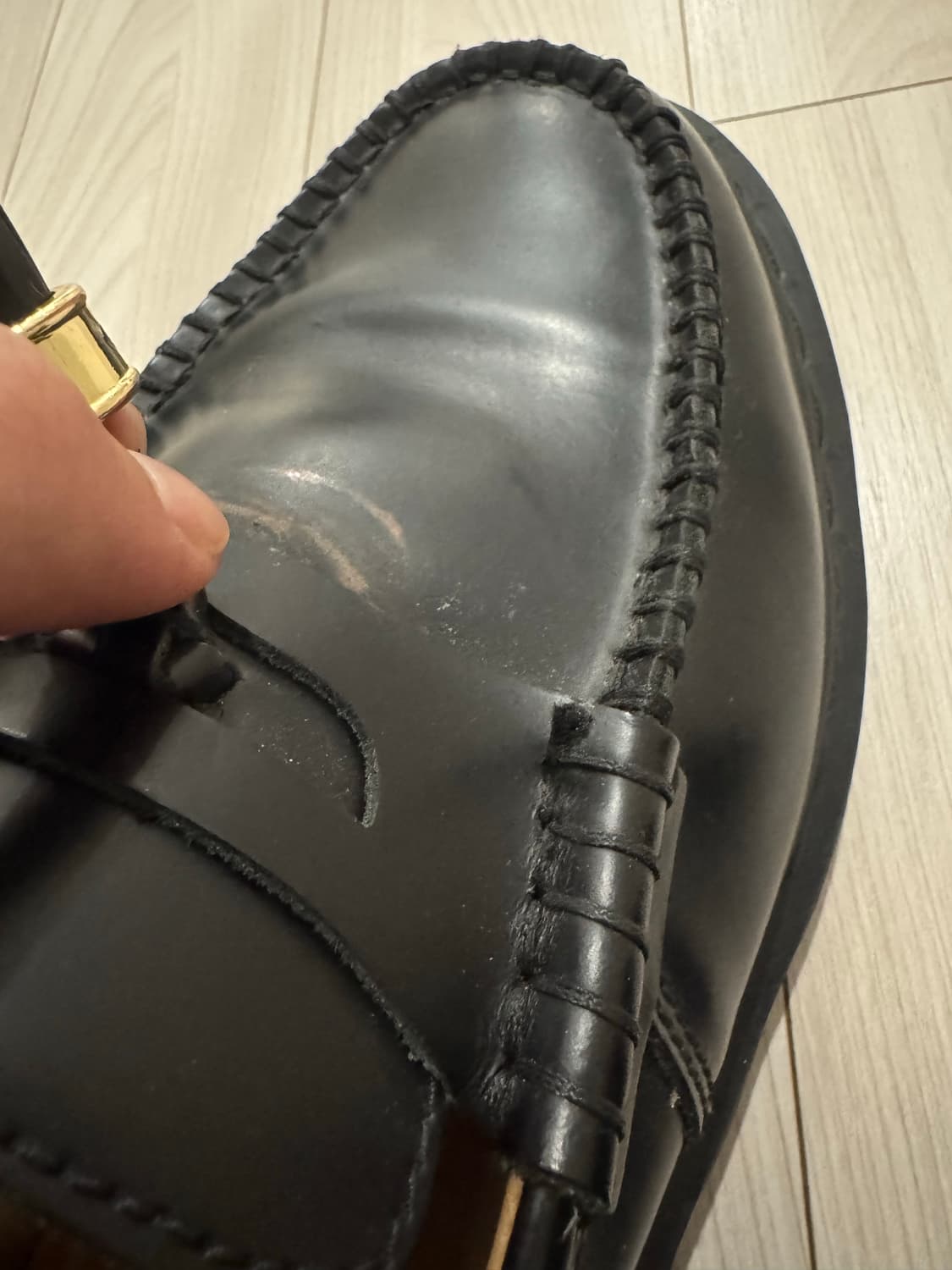 슈프림 닥터마틴 펜톤 테슬 로퍼 블랙 270 상품이미지3