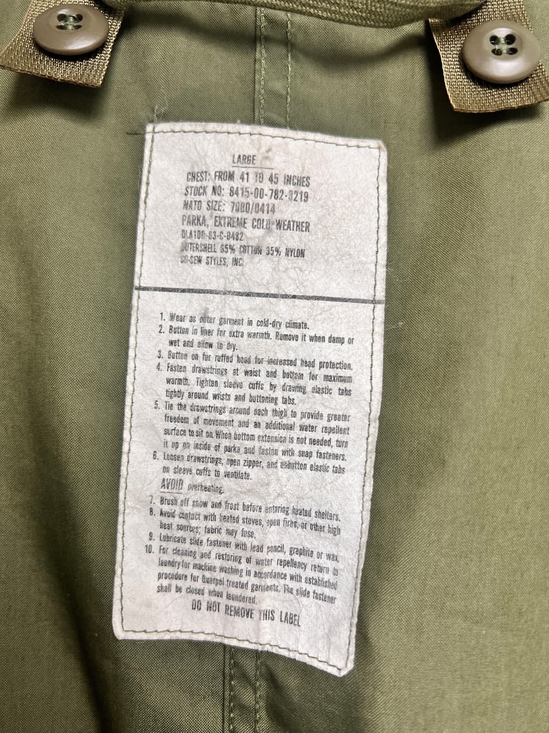 m-65 피시테일 파카, 개파카 상품이미지3