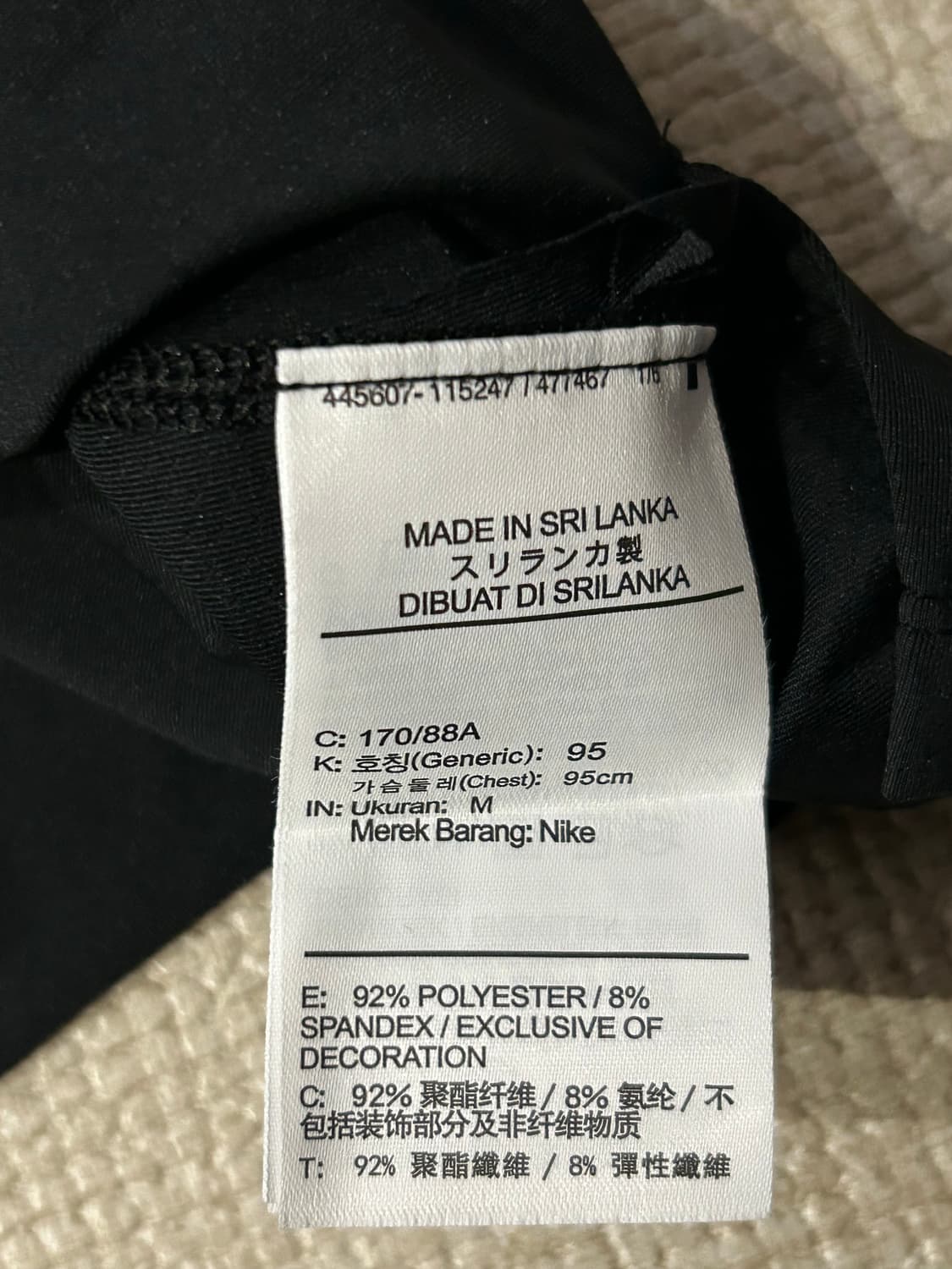 나이키 프로 드라이핏 타이트핏 숏슬리브 탑 블랙  상품이미지4