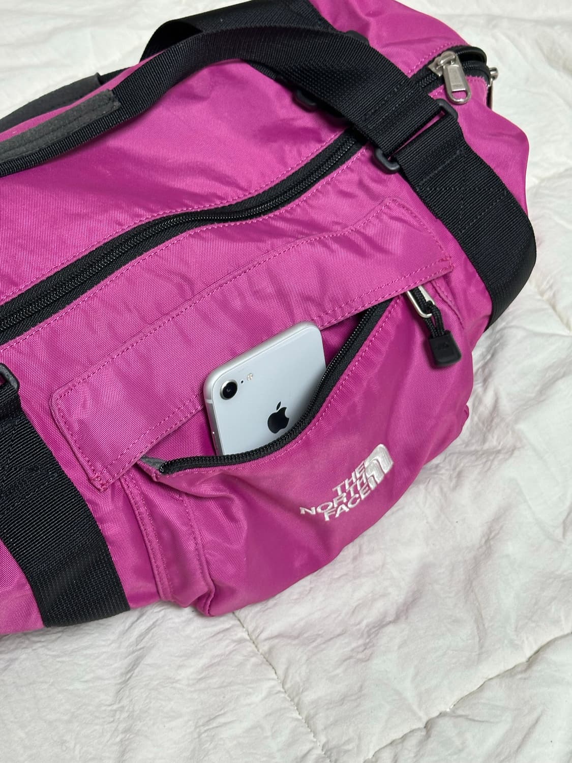 노스페이스 망치백 더플백 핑크 상품이미지4