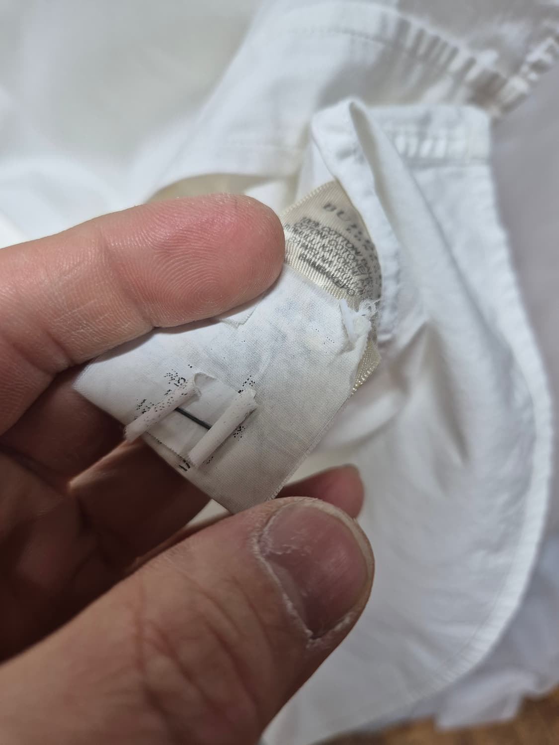 버버리 화이트셔츠  상품이미지6