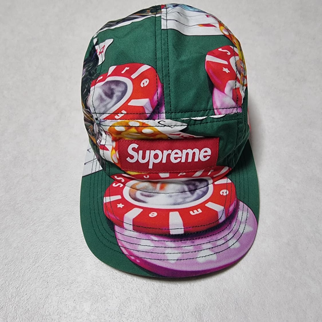 슈프림 카지노 칩 캠프캡 상품이미지1