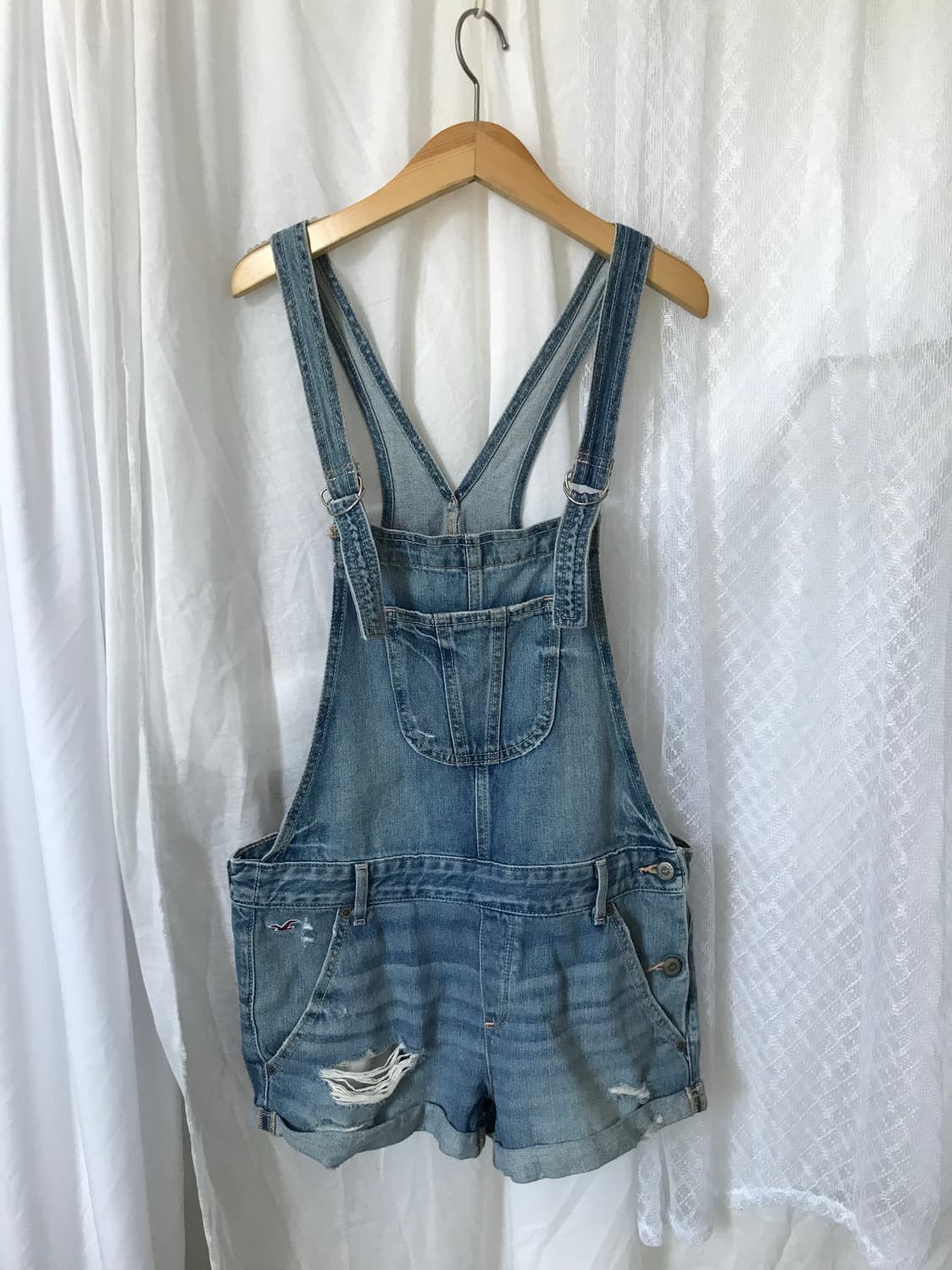 hollister 썸머 데님 오버롤 상품이미지6