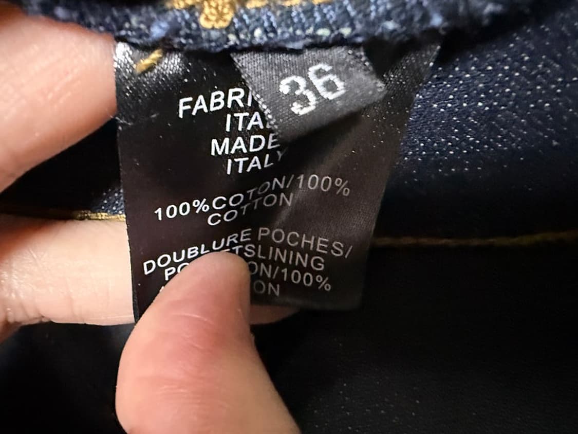 발망 청바지 남성용 34인치 상품이미지8