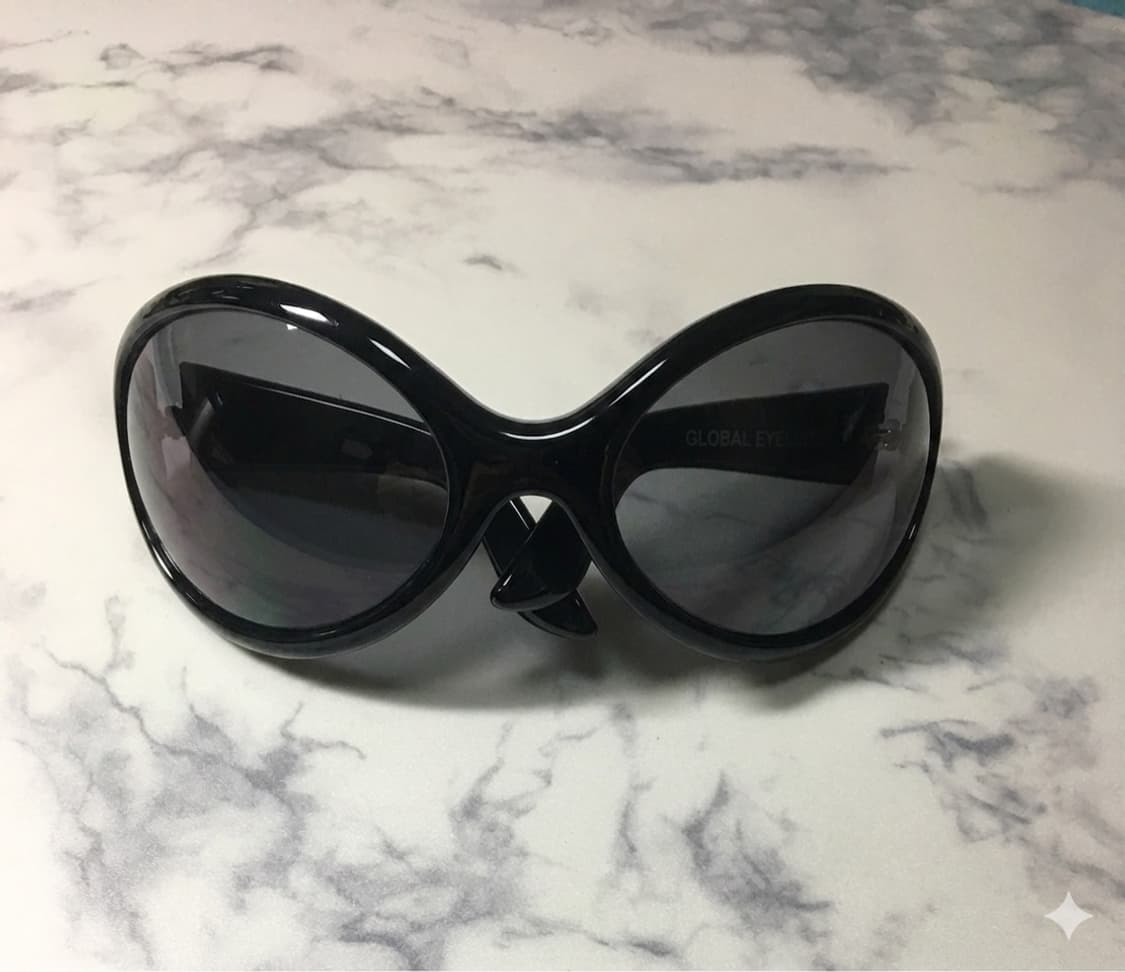 Global Eyeware 커브 오버사이즈 선글라스 상품이미지1