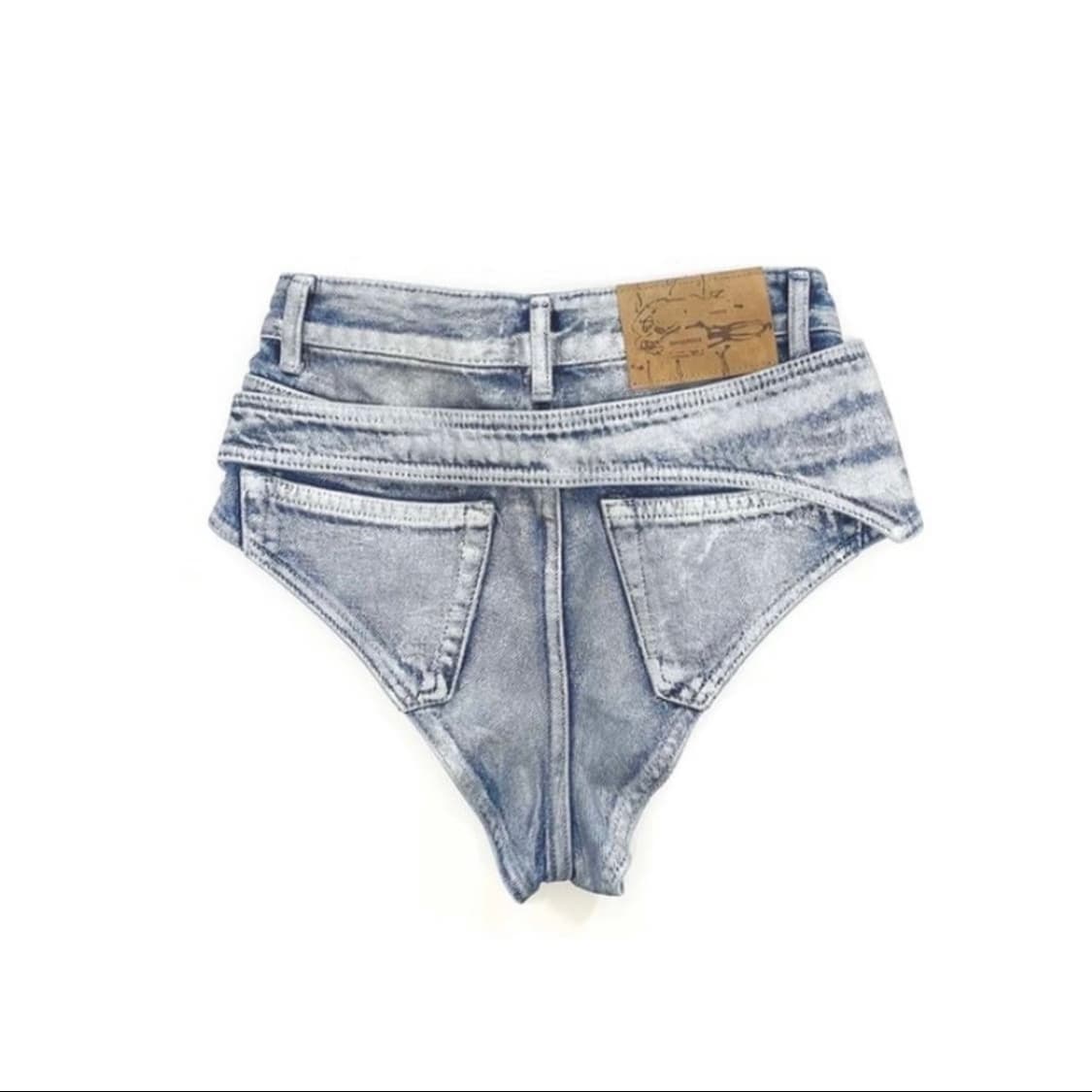 604service SILVER COATED DENIM HIGH-CUT 상품이미지2