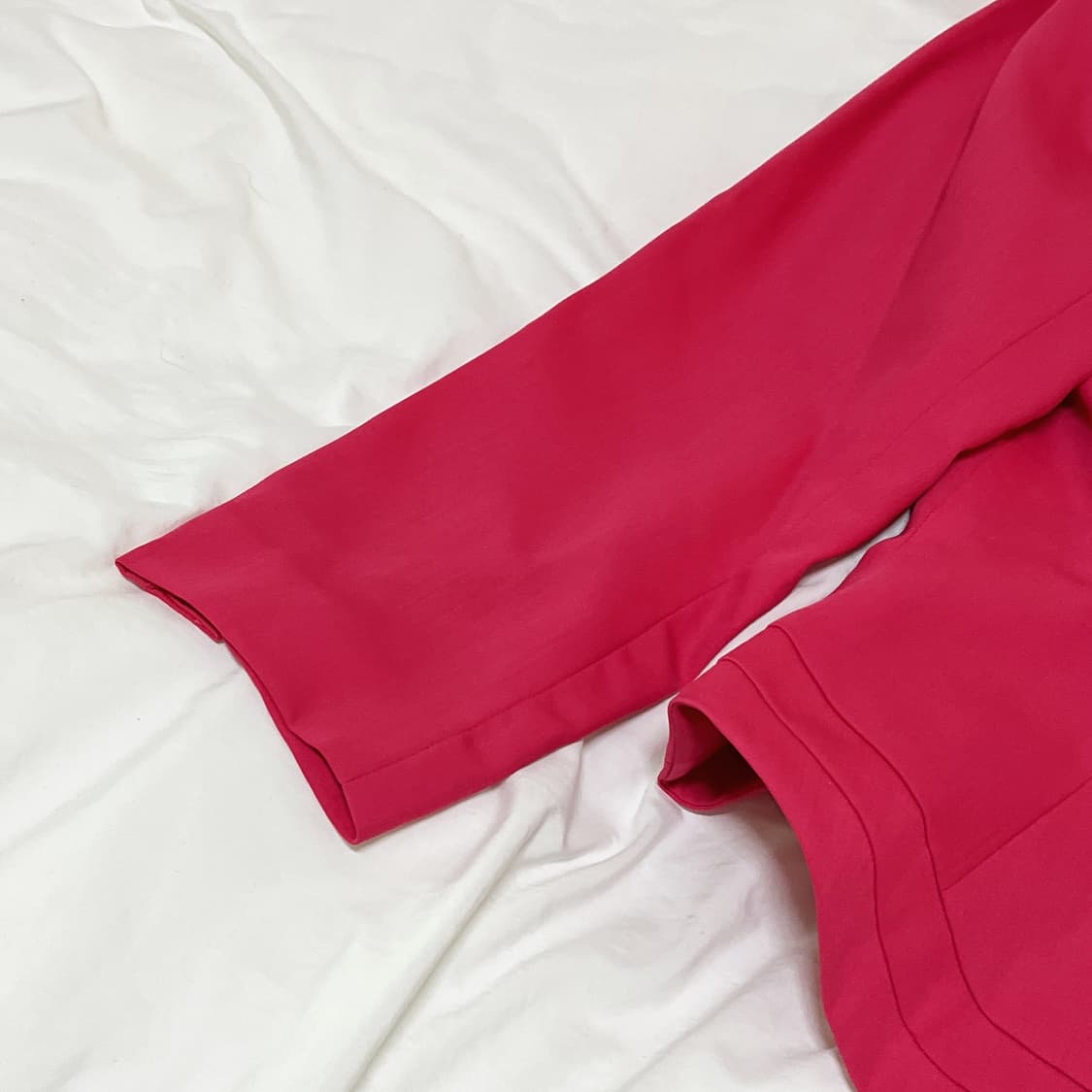 빈티지 ) 핑크퍼프자켓 상품이미지3