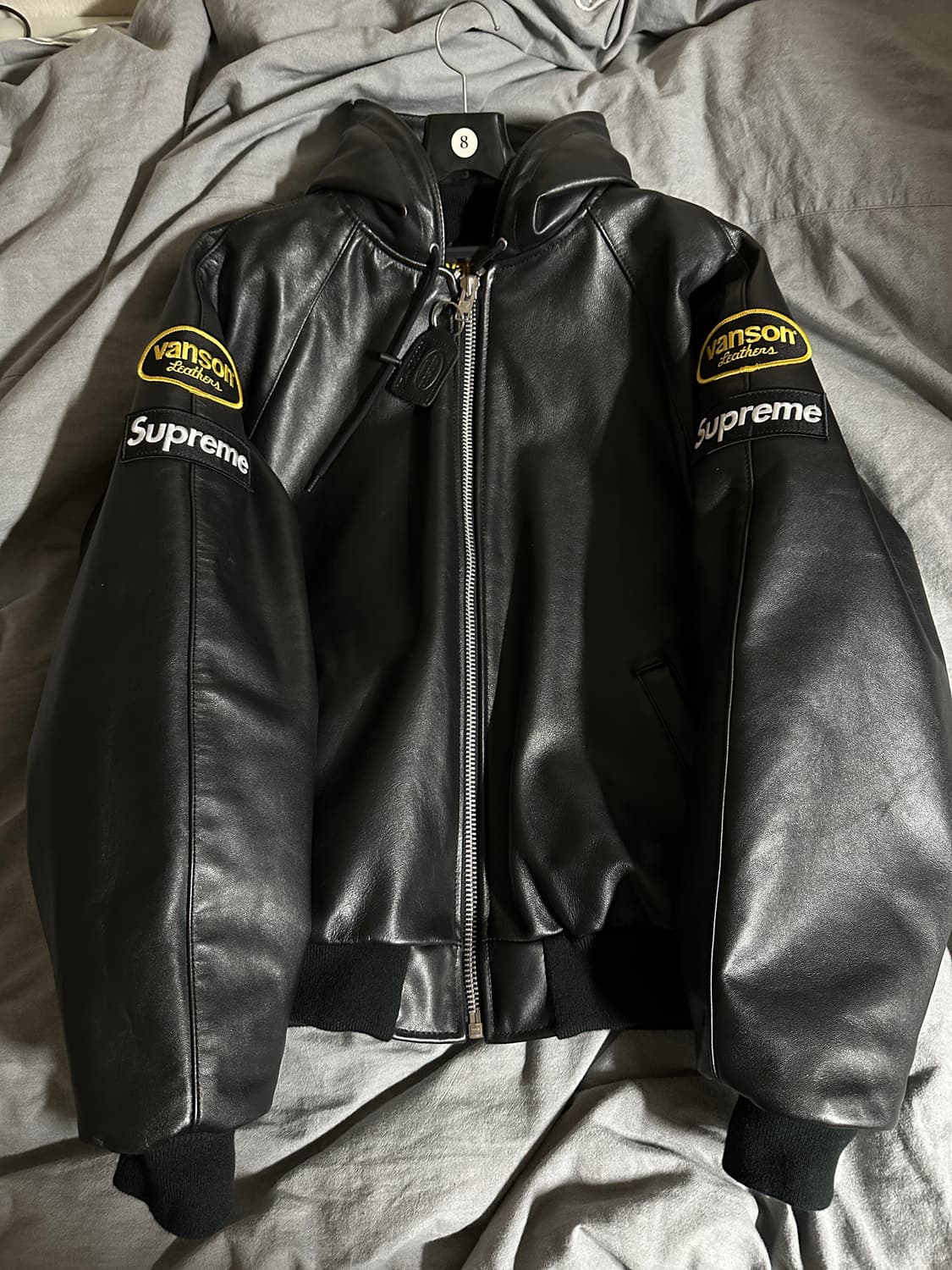 24FW 슈프림 밴슨 레더 후드 자켓 상품이미지1