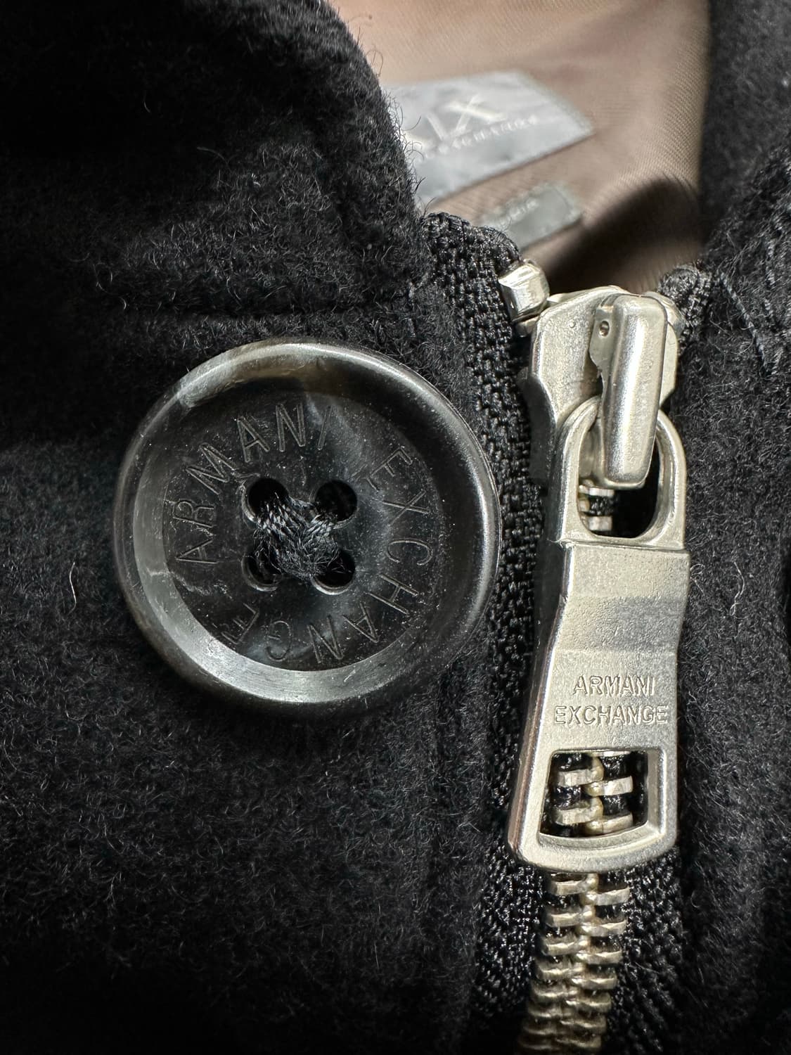 아르마니 익스체인지 울 블렌드 집업 자켓 상품이미지10