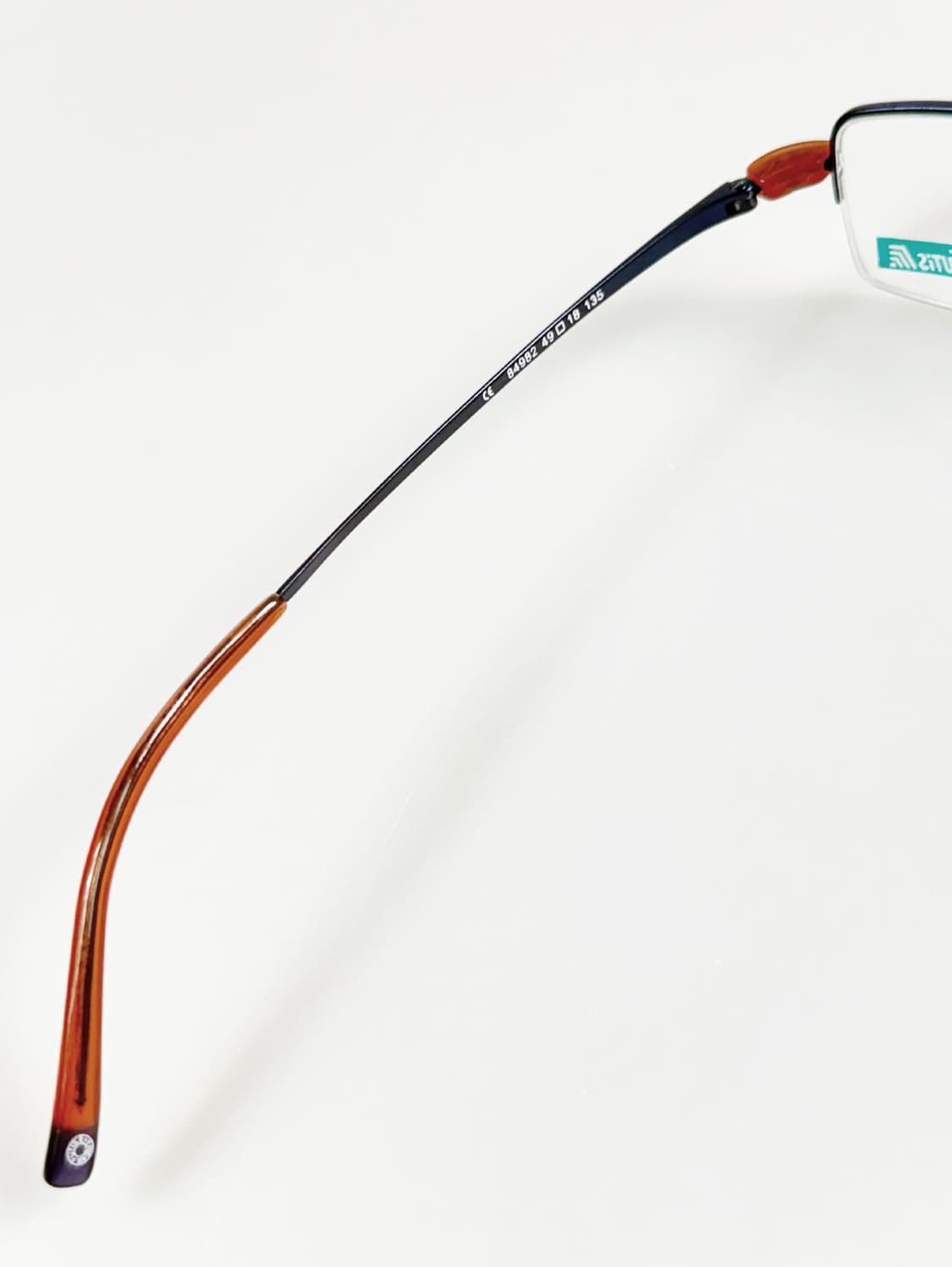 90s FUTIS 반무테 스퀘어 네이비 메탈 빈티지 안경 상품이미지7