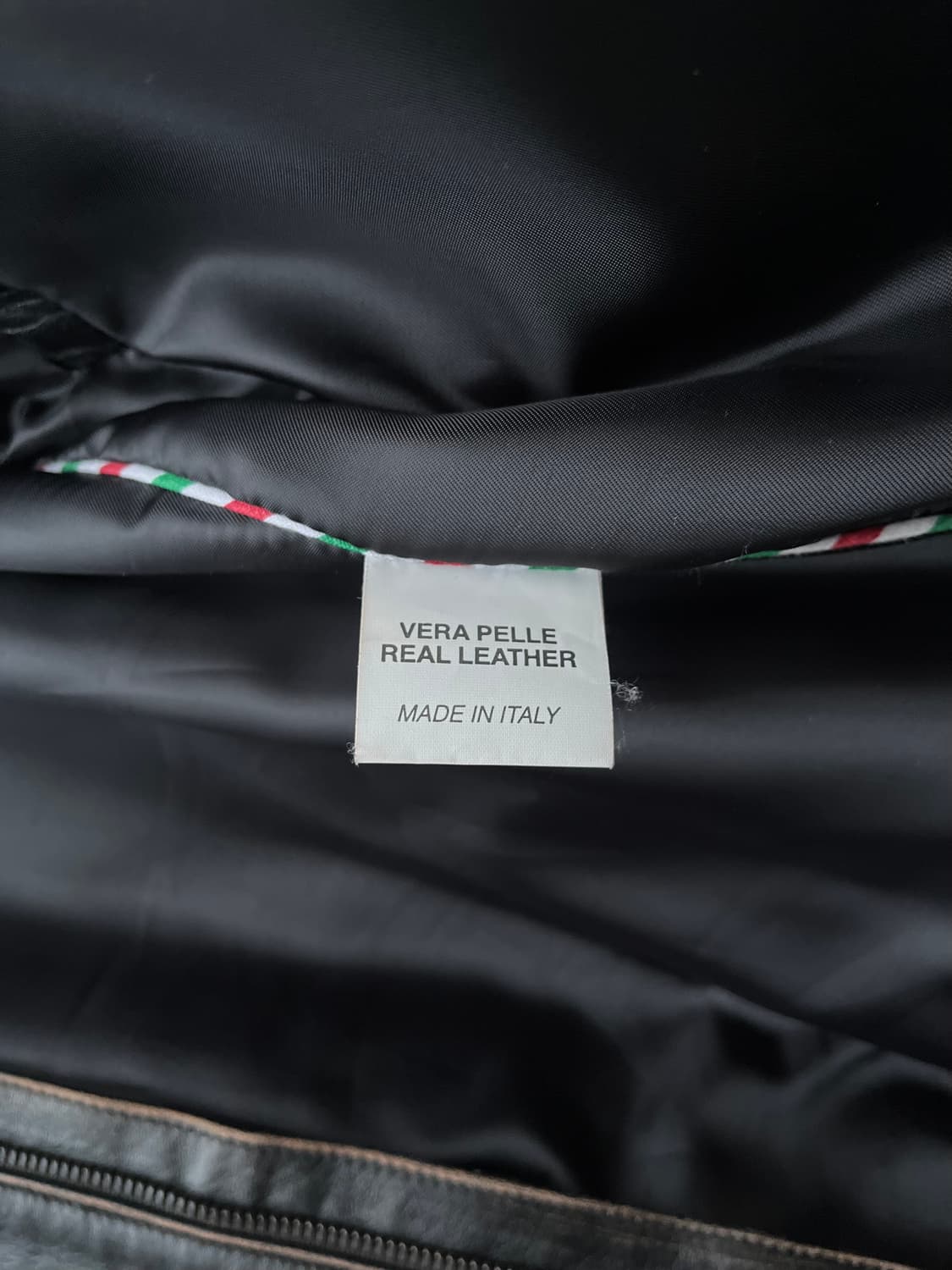 Italy made 리얼 레더 바이커 자켓 상품이미지10