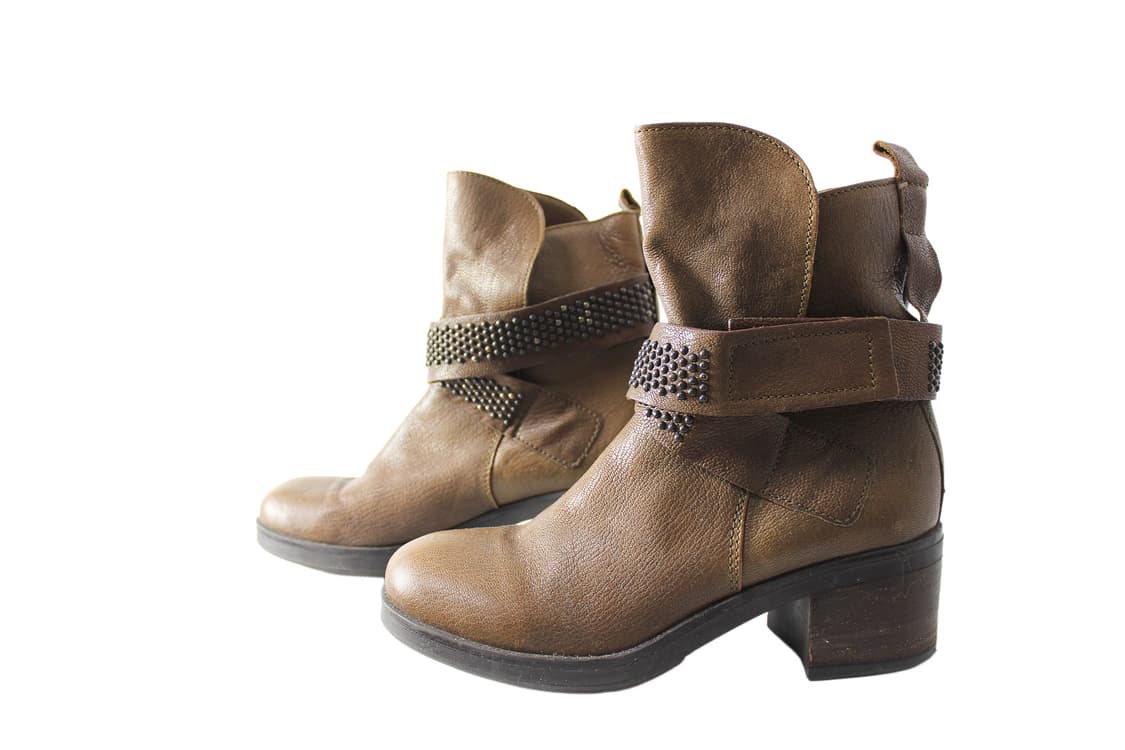 MANAS 마나스디자인 레더 스트랩 레더 부츠 상품이미지3