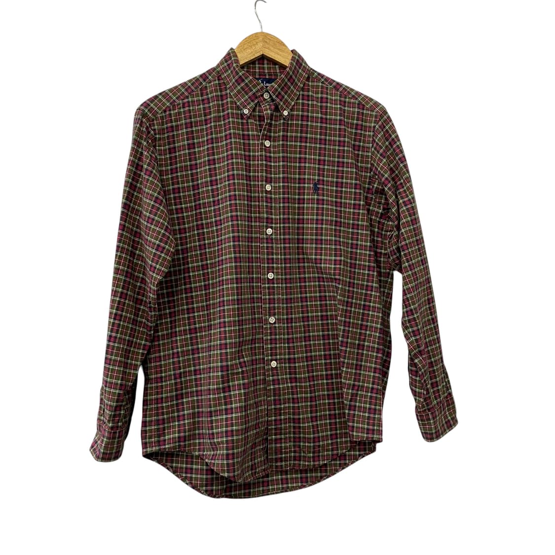 폴로 체크 긴팔셔츠(90) 상품이미지1