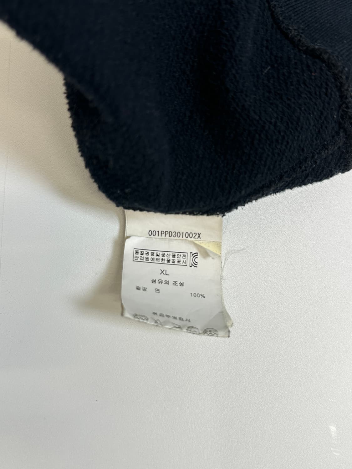 XL)베이프 아치로고 블랙 컬리지 후드티 상품이미지3