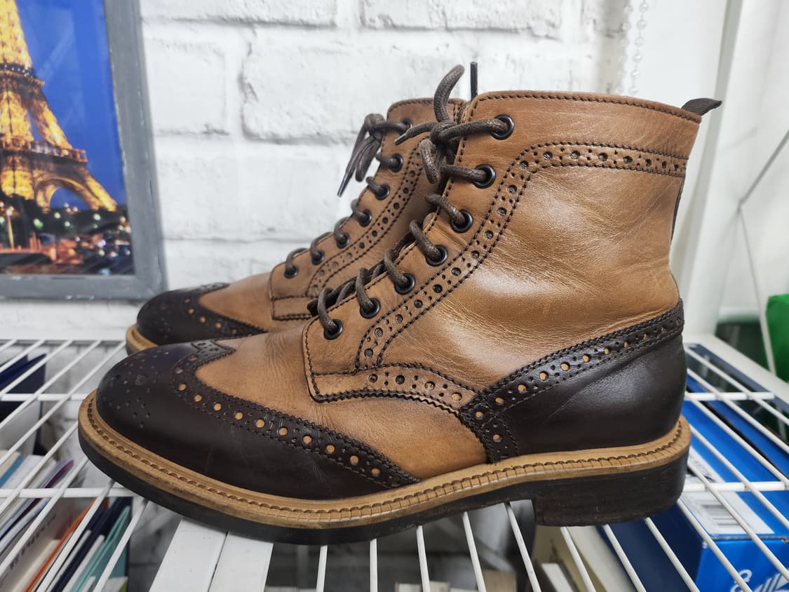 지안마크 모렐리 남성 가죽부츠 260~265 윙팁 남성구두 SD94 상품이미지6