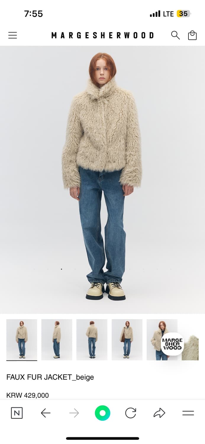 마지셔우드 퍼자켓 상품이미지2