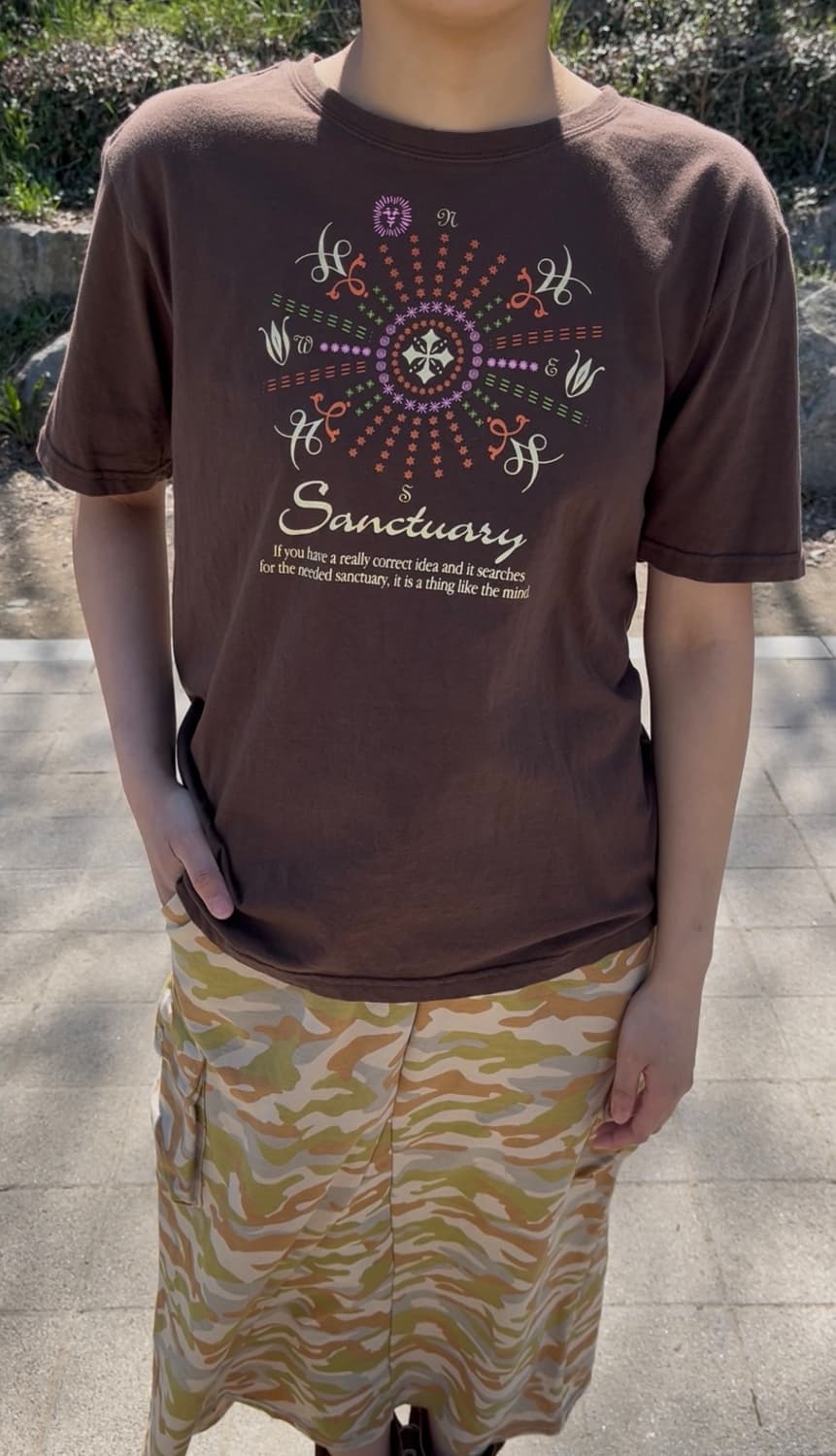 핀터깔 카모 카고 스커트 상품이미지4